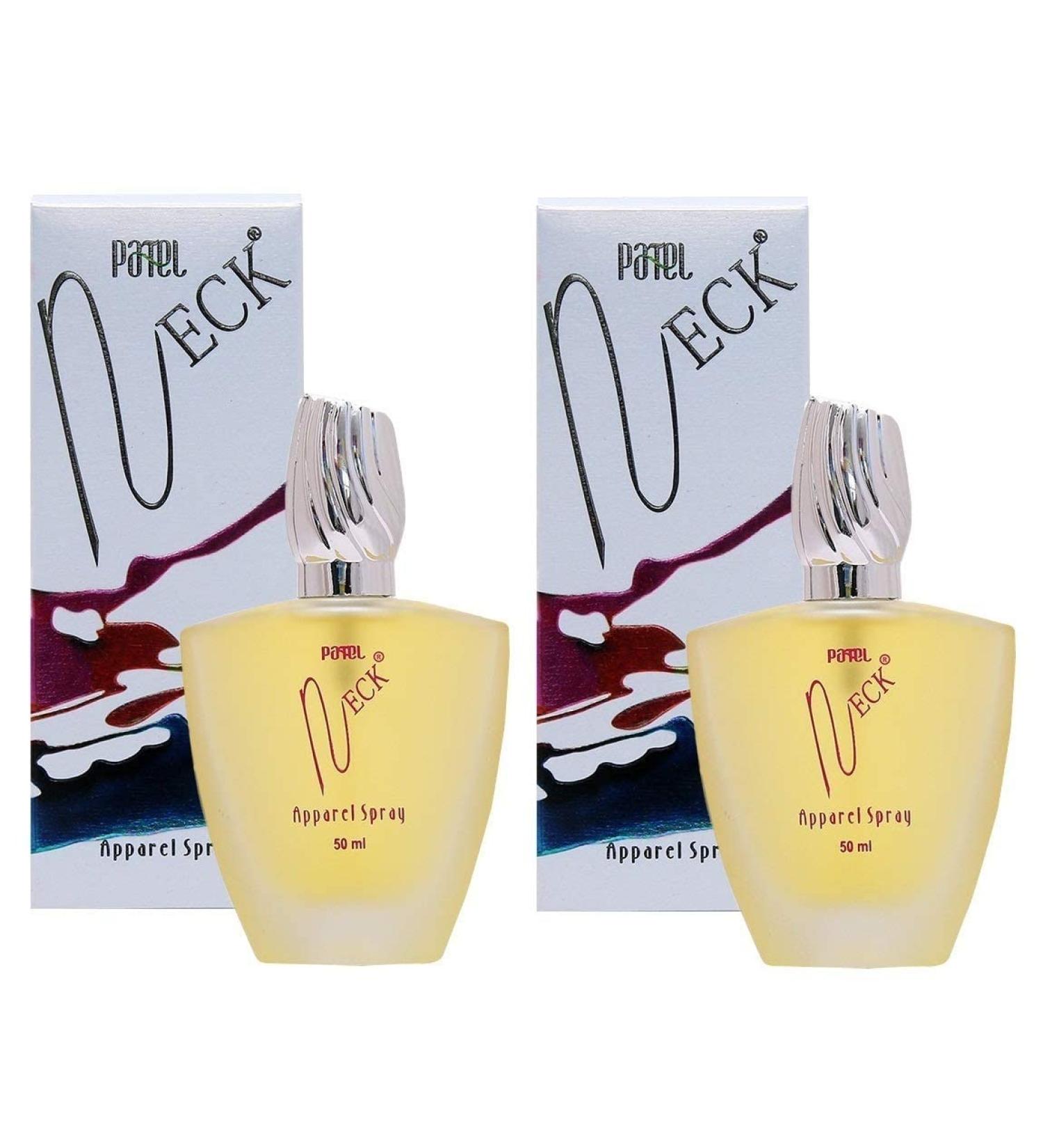 Patel's NECK FRAGRANCES Apparel Unisex Floral Liquid Perfume Long Lasting Fragrance Men And Women (50Ml Pack Of 2)