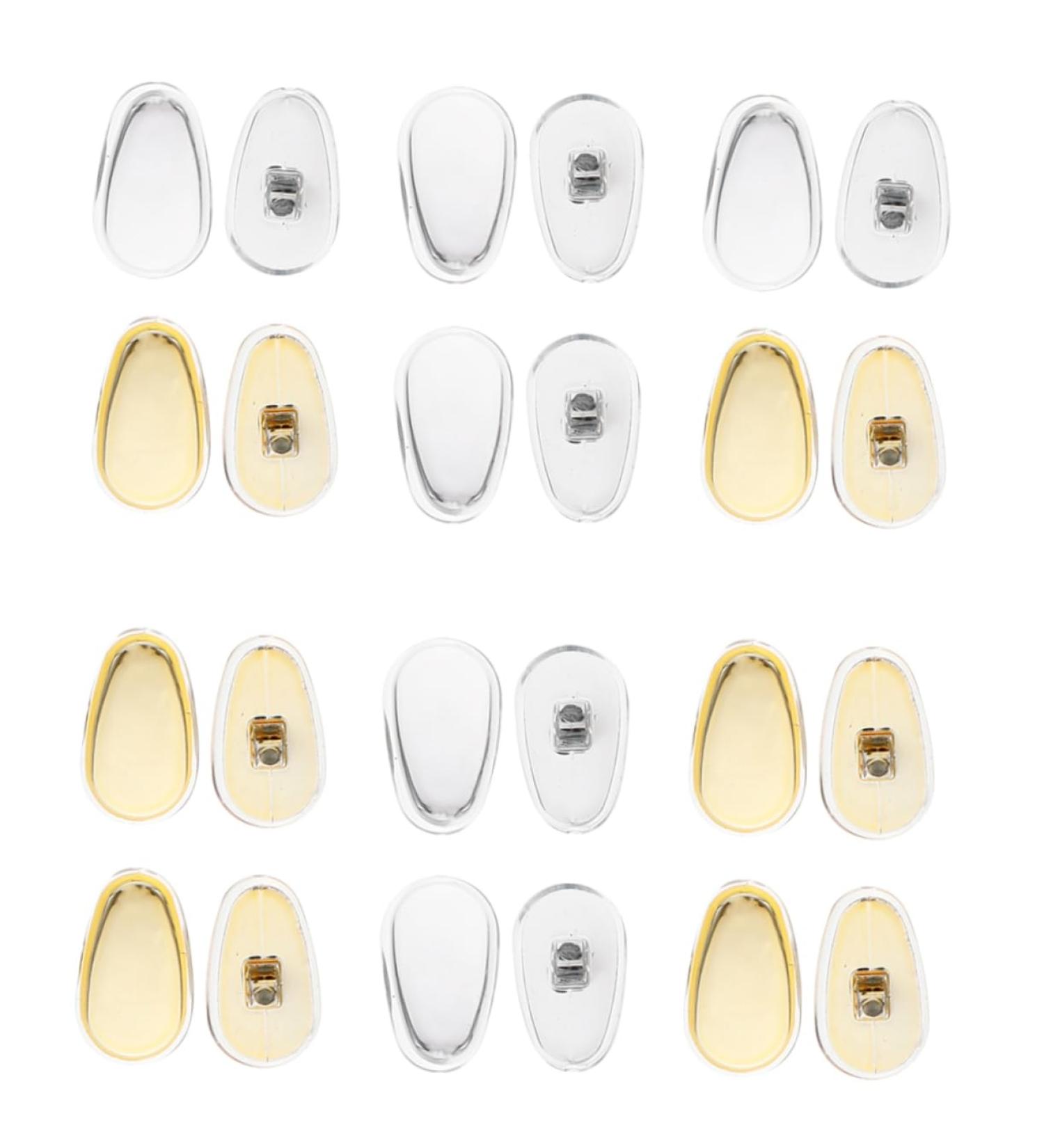 Shop Lurrose 12 Pairs Oval Sunglasses Nose Pads - Comfortable & Durable Eyewear Accessories for International Shipping - Buy Online on GoSupps.com