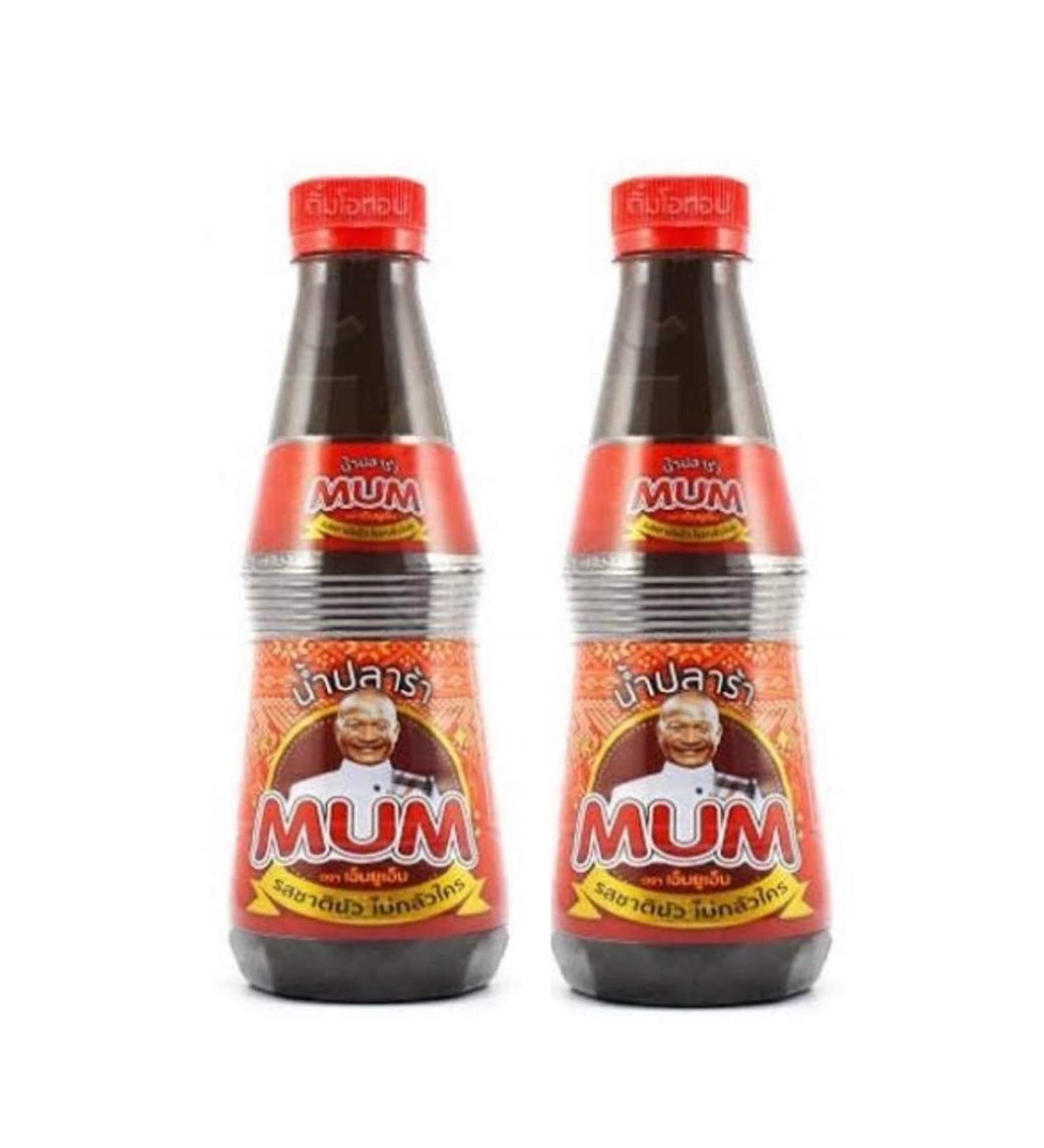 Mum Fermented Fish Sauce (Nam Pla Ra Dak Plara) 350ml (2 Pack) - Authentic Asian Papaya Salad Dressing and Seasoning from Thailand - Ships from USA - Buy Online on GoSupps.com