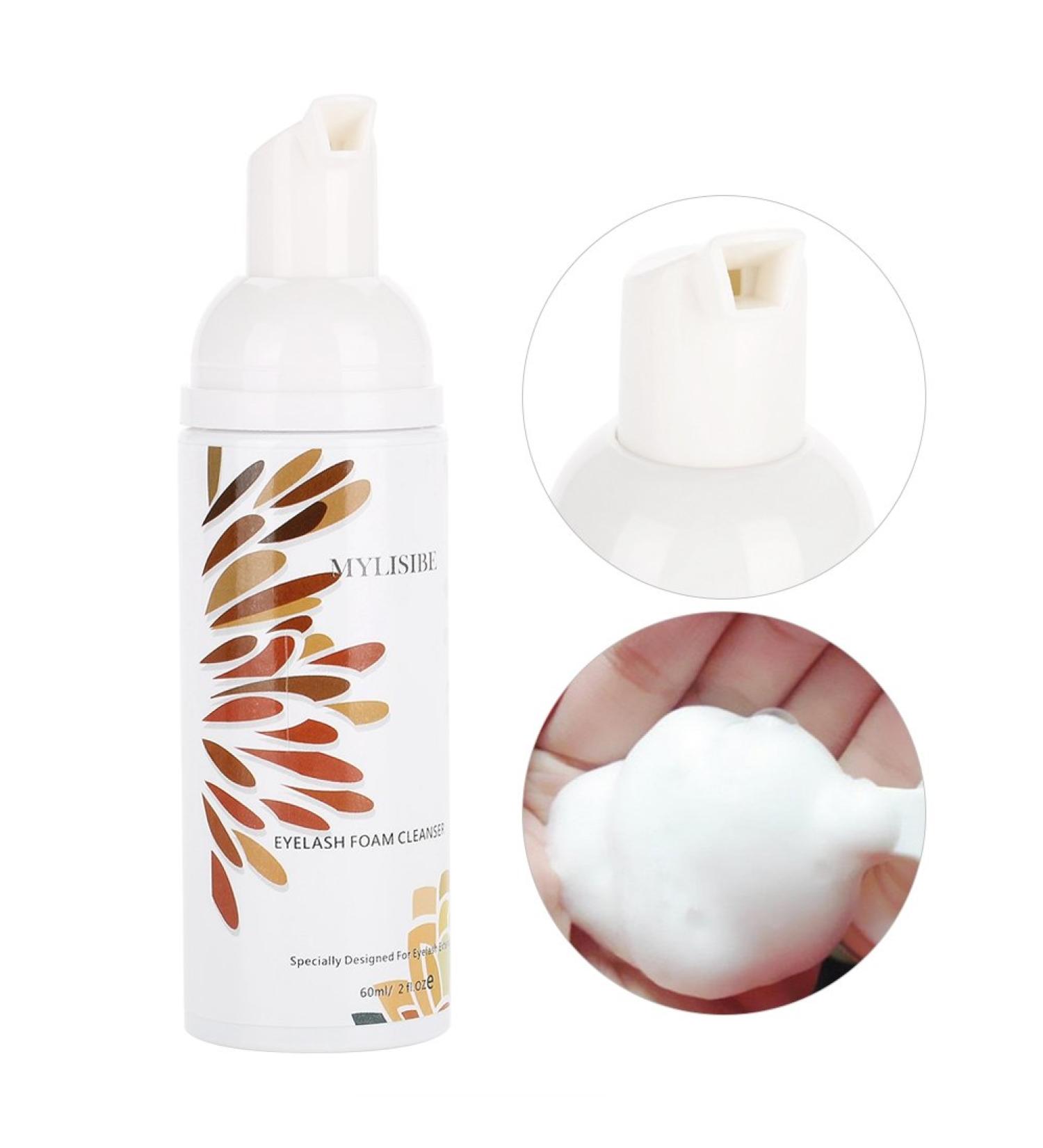 60ml Professional Eyelash Foam Cleaner | Extension Shampoo & Makeup Remover | International Shipping - Buy Online on GoSupps.com