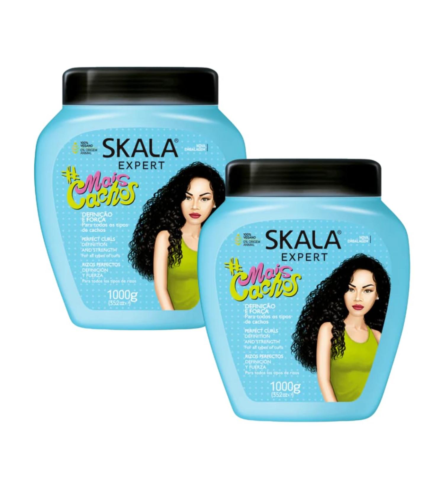 Lot 2x - Apres-Shampoing Cr me Capillaire Plus Boucles - SKALA - 1KG
