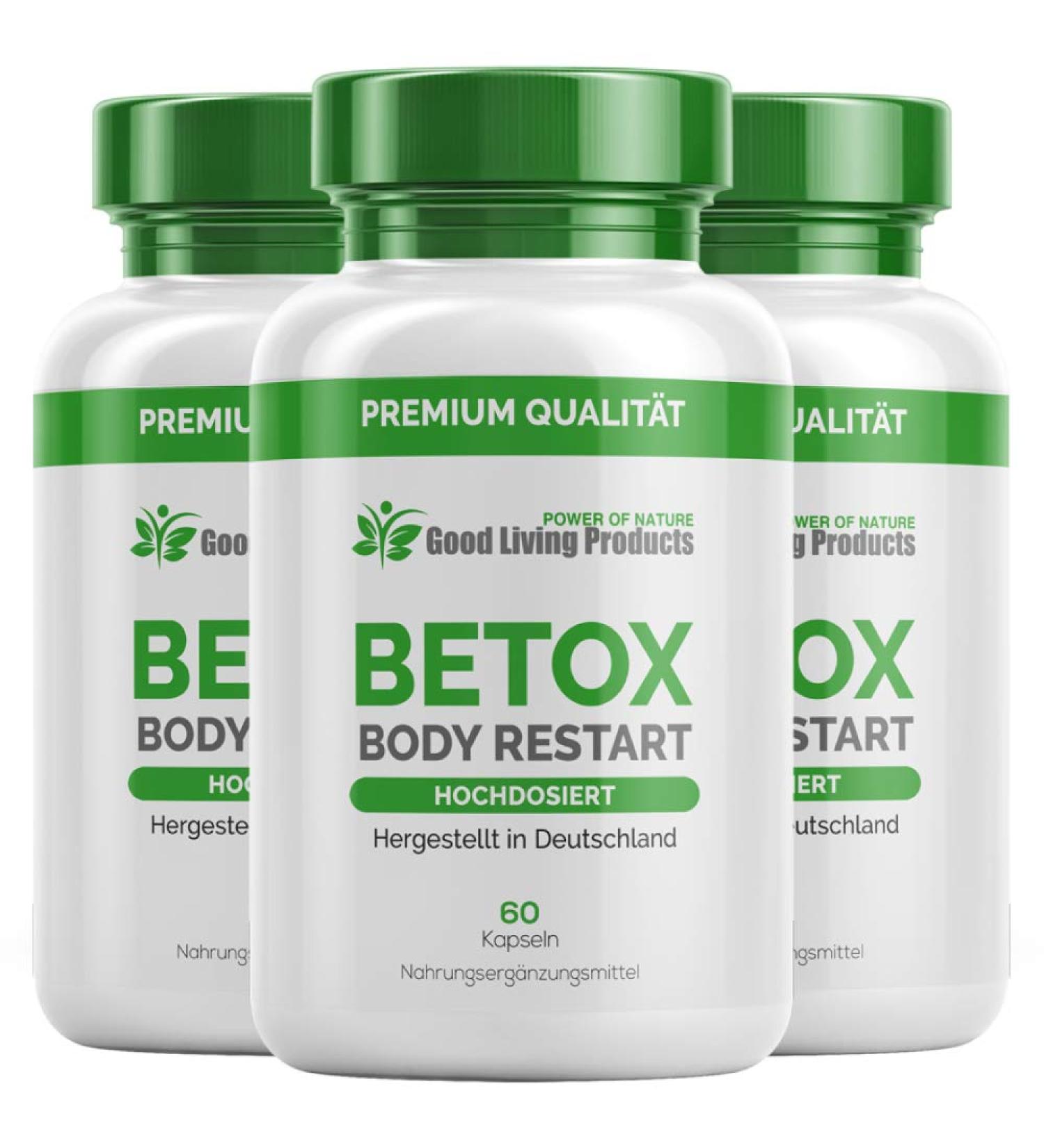 Buy Betox Body Restart - Best Intestinal Cleansing & Detox Supplement (180 Capsules) - Fast Worldwide Shipping - Buy Online on GoSupps.com