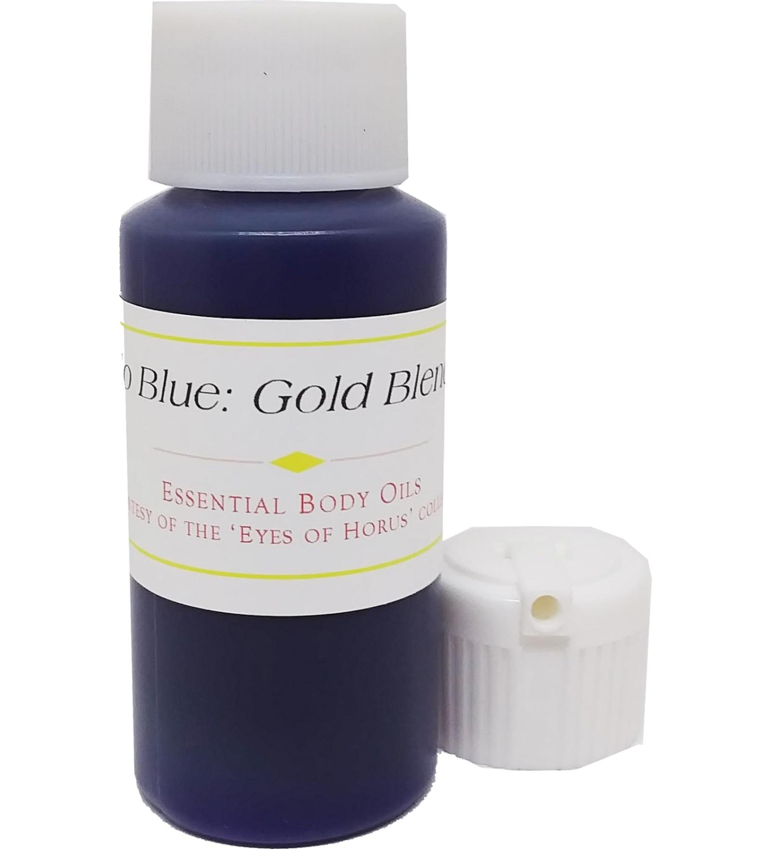 Polo Blue: Gold Blend - Type For Men Scented Body Oil Fragrance Flip Cap - Purple - 1 oz. - ID#32149 1 Fl Oz (Pack of 1)