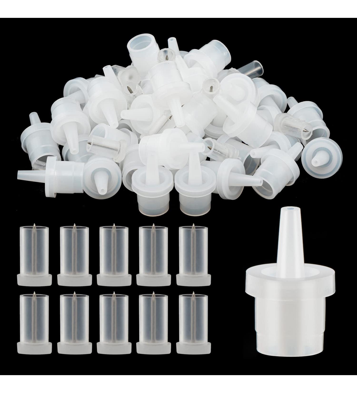 60 Pieces Lash Glue Bottle Replacement Nozzle Tips - Extension Supplies - Buy Online on GoSupps.com
