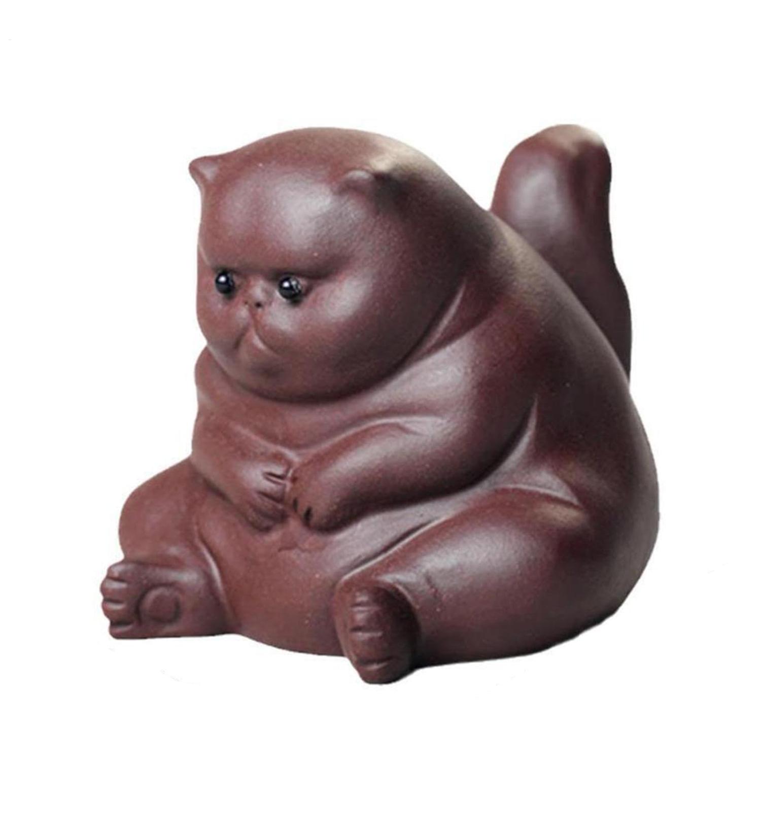  G n rique Express Your Love For Pets Pets Art | Cute Kung Fu Cat Purple Clay Tea Pet For Tea Tea Accessories Our Pet Is Fab - Buy Online on GoSupps.com
