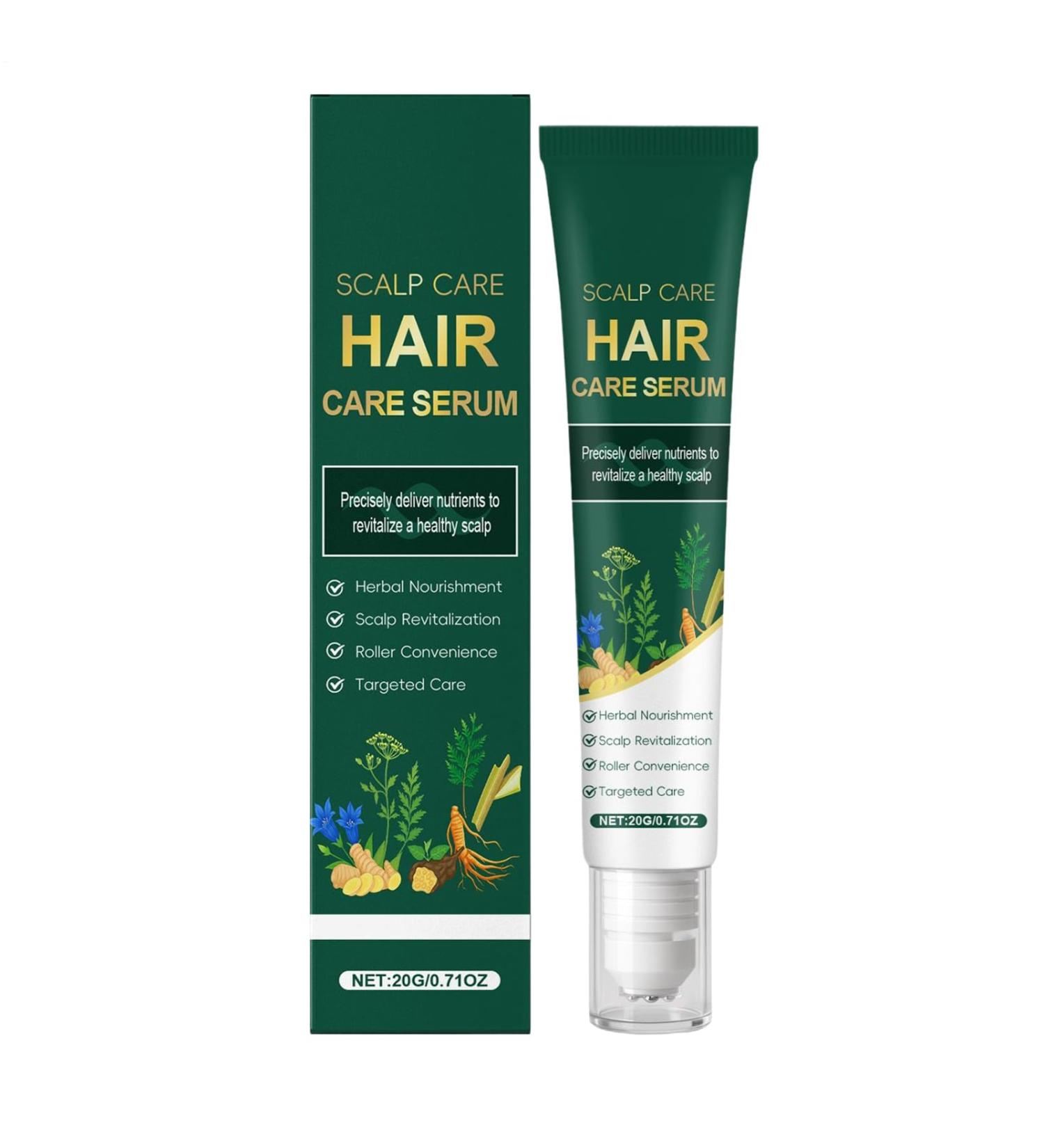 Anti-Frizz Hair Oil | 20g Liquid Roll-On Scalp Treatment - Scalp and Hair Growth Oil - To Restore and Moisturize Prevent Breakage and Loss Add Volume for Women - Buy Online on GoSupps.com