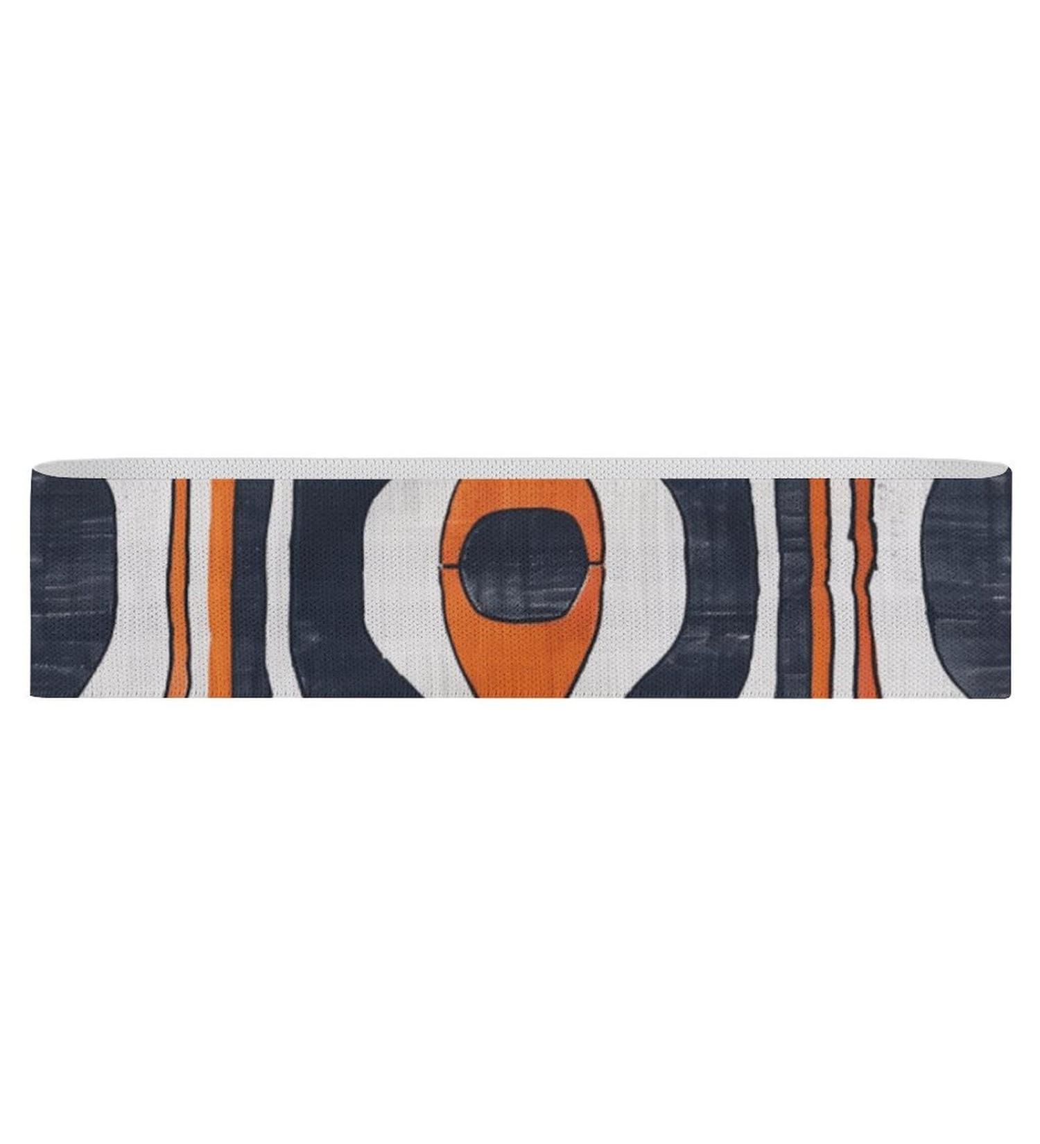 Premium Navy Striped Resistance Bands - Elastic Exercise & Leg Bands for Fitness - Durable Fabric for Optimal Performance - Buy Online on GoSupps.com