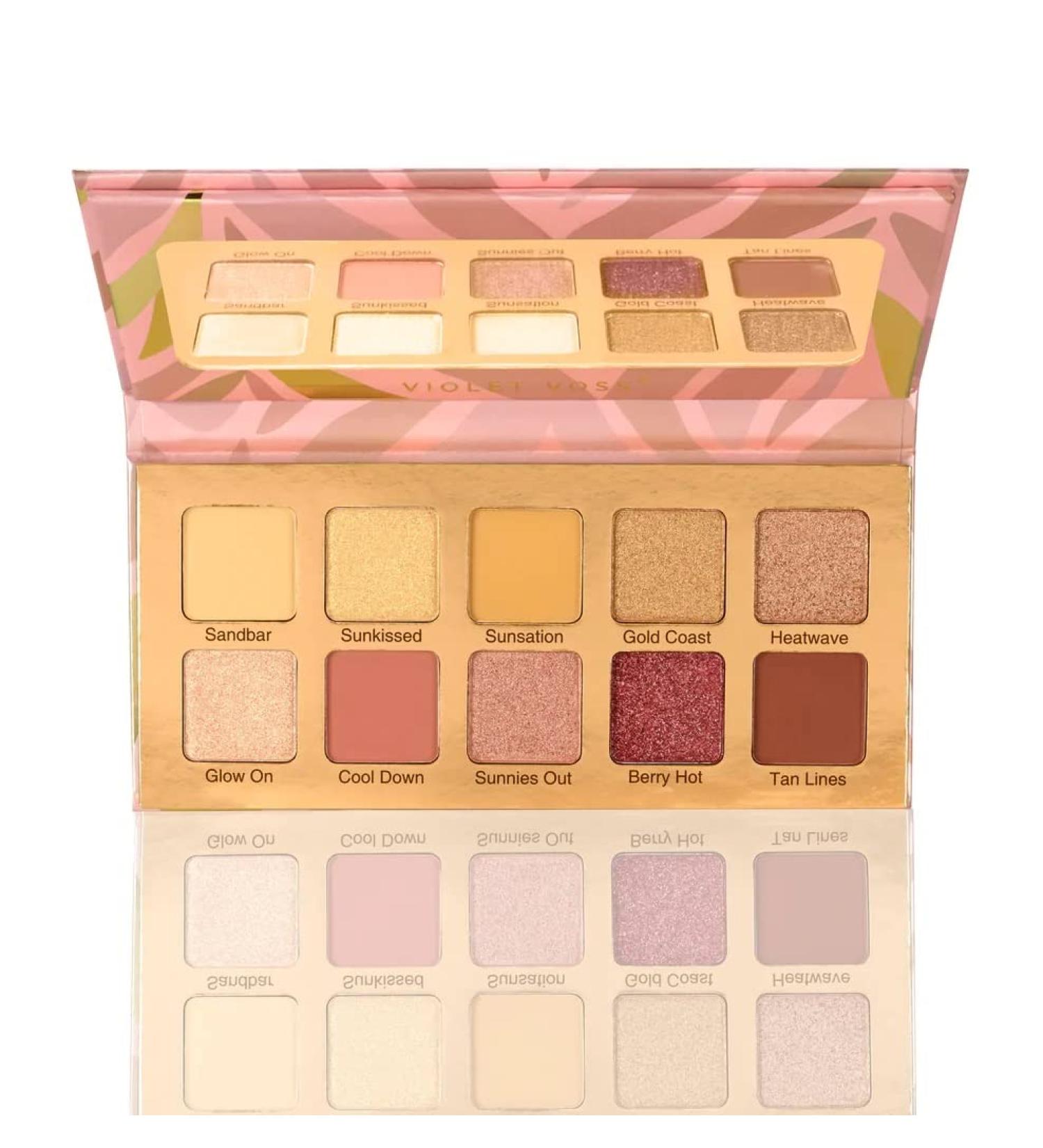 SunKissed Summer Pigment Palette | 10 Shades + Makeup Remover Puff Best International Shipping - Buy Online on GoSupps.com