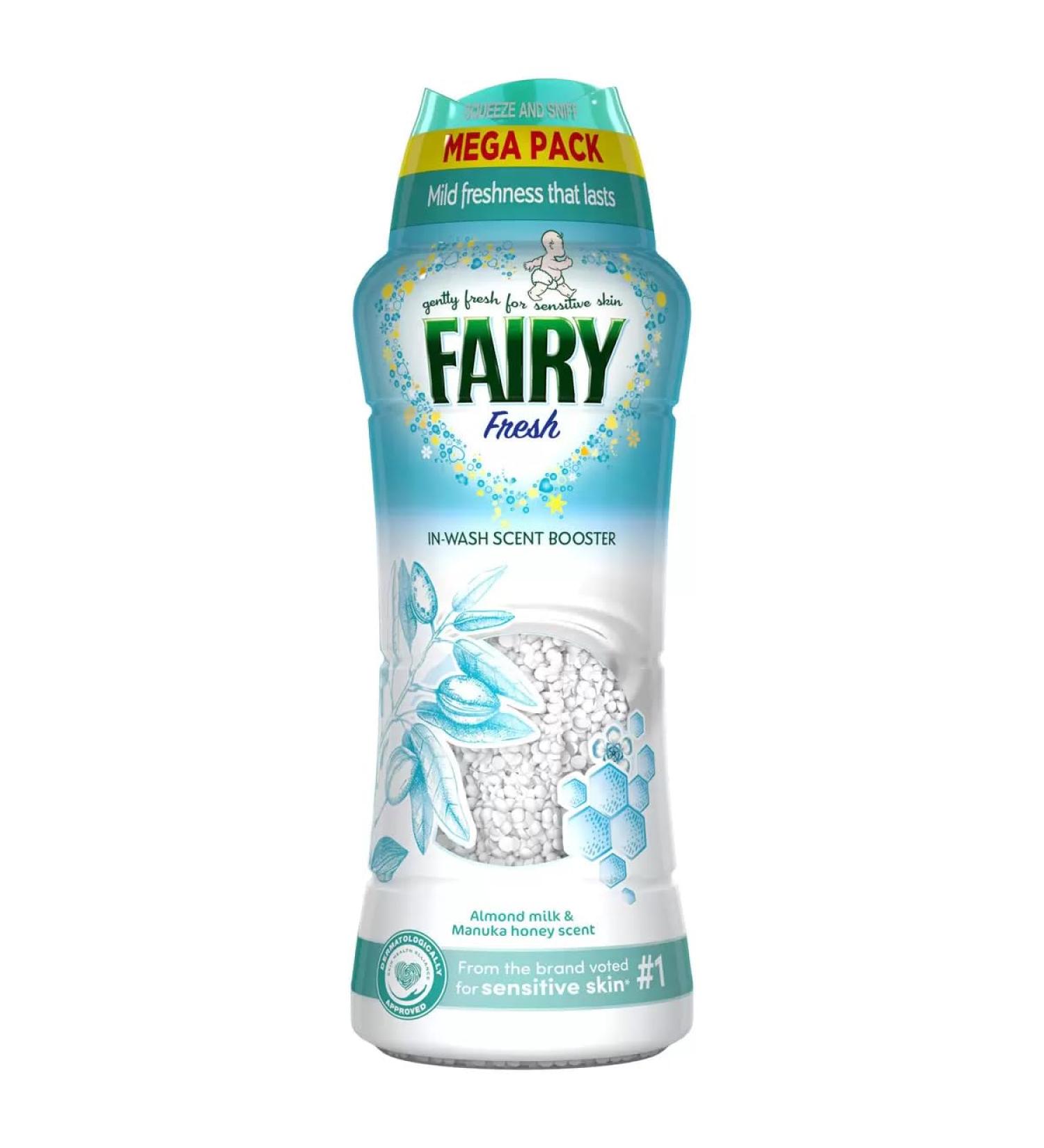 Fairy In-Wash Fresh Scent Booster - Almond Milk & Manuka Honey Scent - Give Your Laundry A Burst Of Long Lasting Freshness - 570g - Buy Online on GoSupps.com
