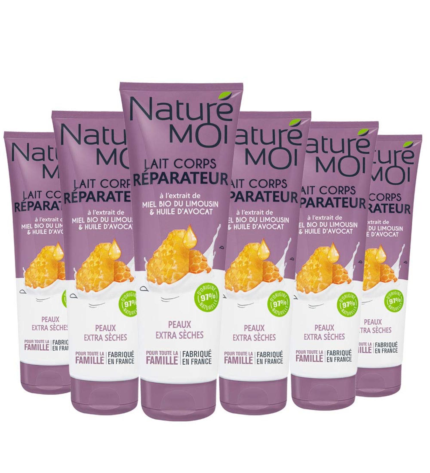  Natur moi Natur Moi Set of 6 Organic Limousin Honey Extracts and Avocado Oil - Nourishes and Hydrates - For Extra Dry Skin - 250 ml - Buy Online on GoSupps.com