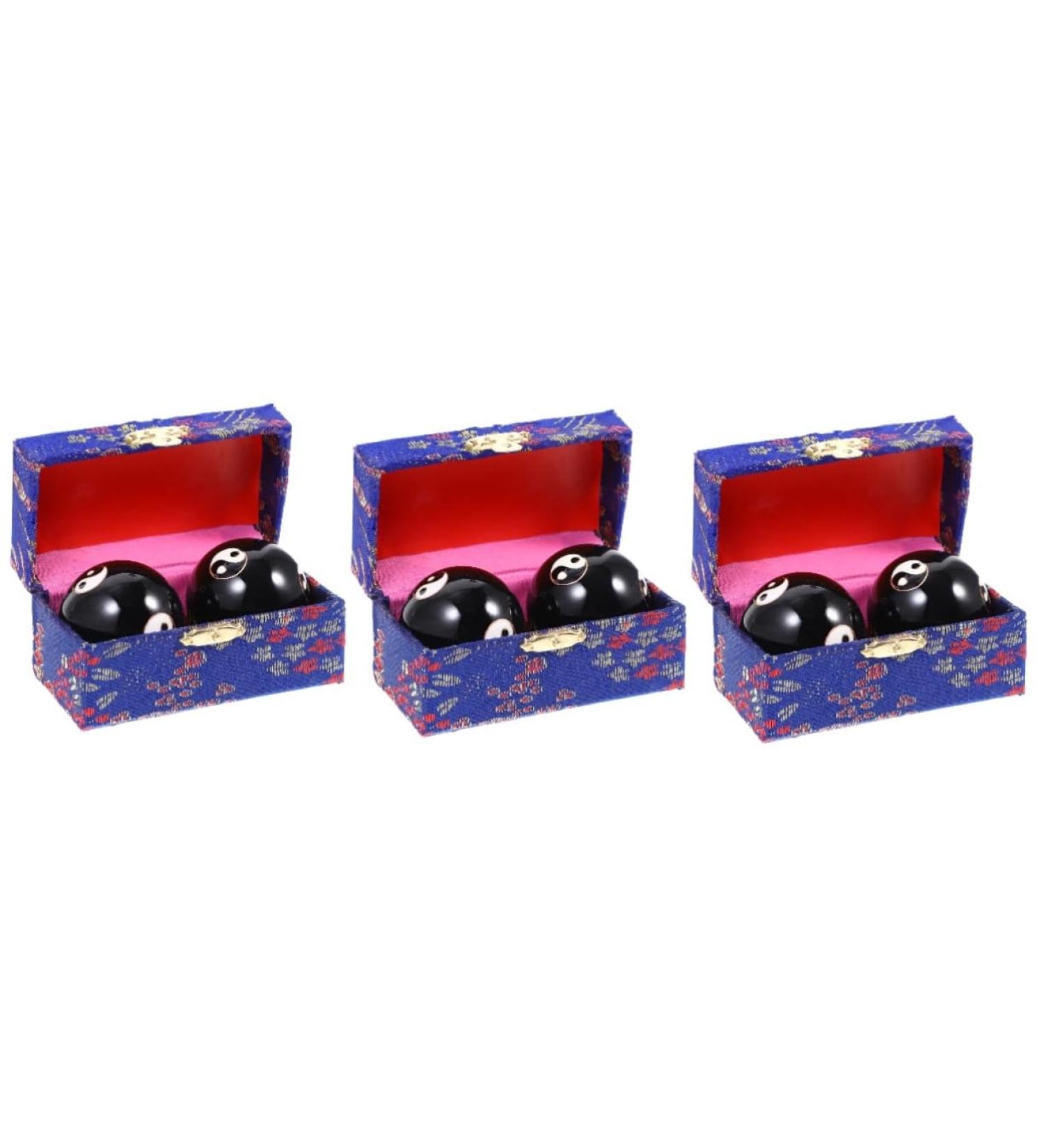 Healvian 6 STK Massage Balls - Reusable Metal Gym & Yoga Fitness Tools for Balance & Relaxation - Buy Online on GoSupps.com