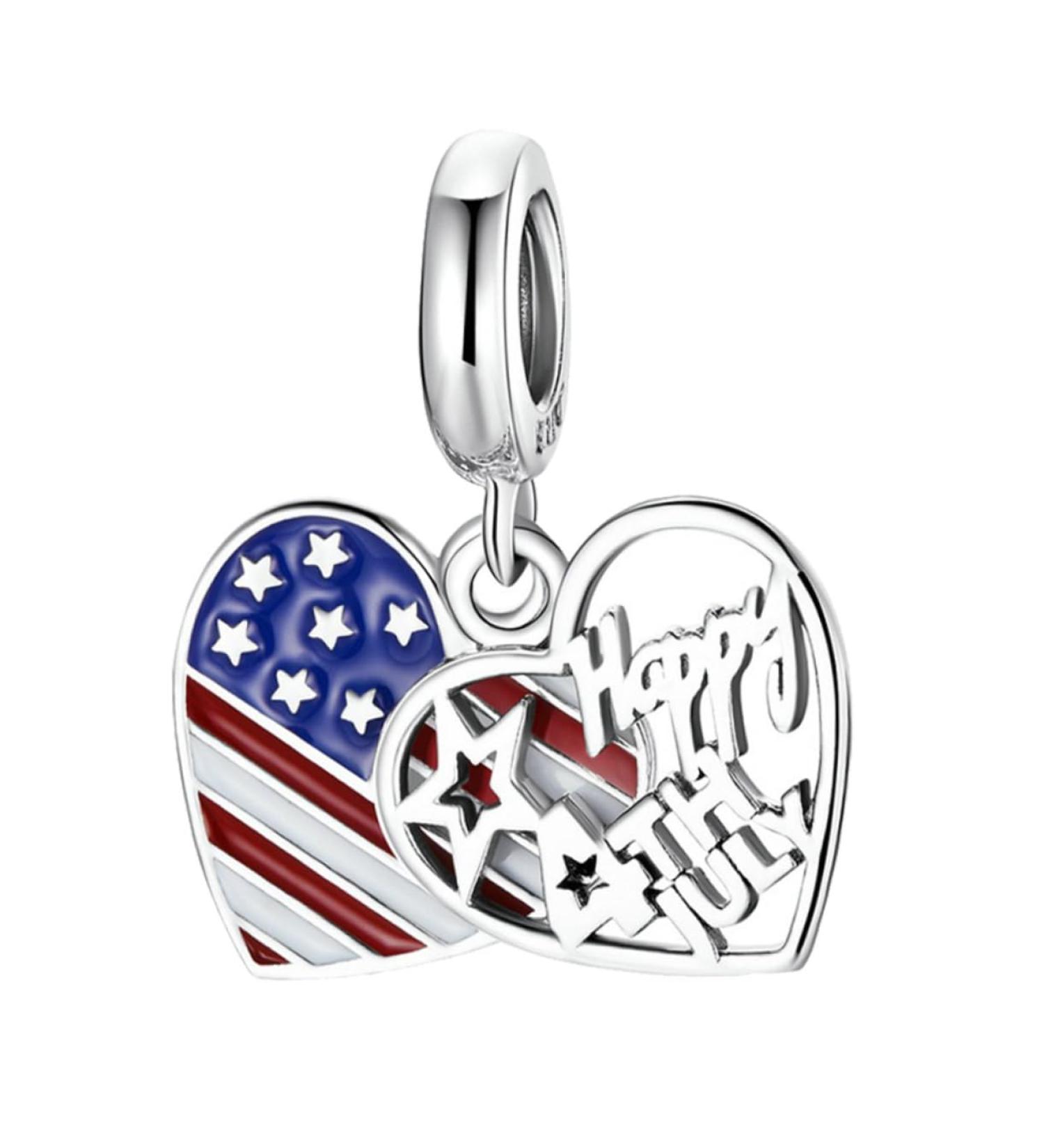COHEALI 1pc Love Flag Pendant Flags American Flag Fashion Jewelry Bracelet Decor Wrist S925 United States - Buy Online on GoSupps.com