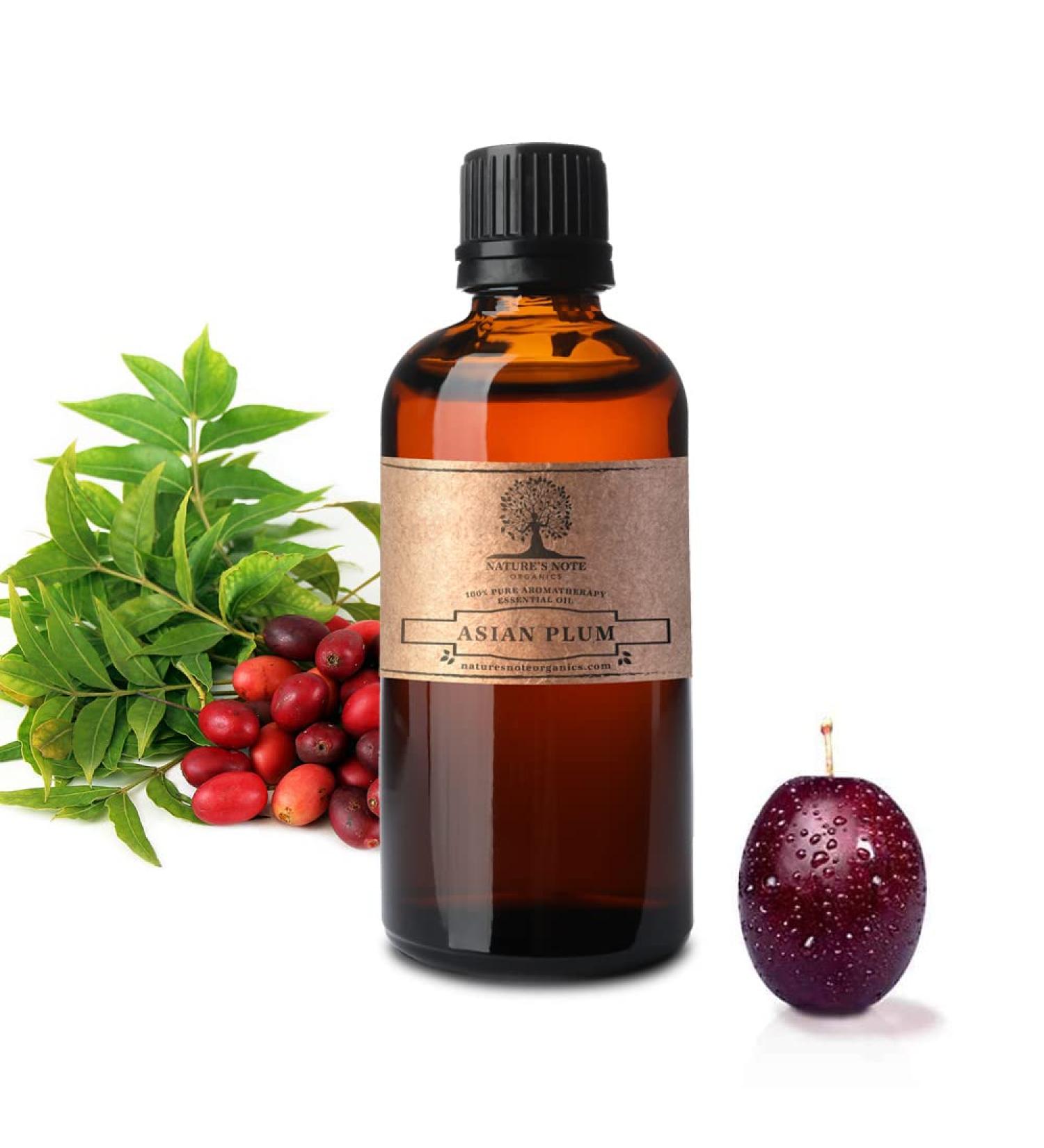 Asian Plum Essential Oil - 100% Pure Grade Essential Oil by Nature's Note Organics - 8 Fl Oz - Buy Online on GoSupps.com