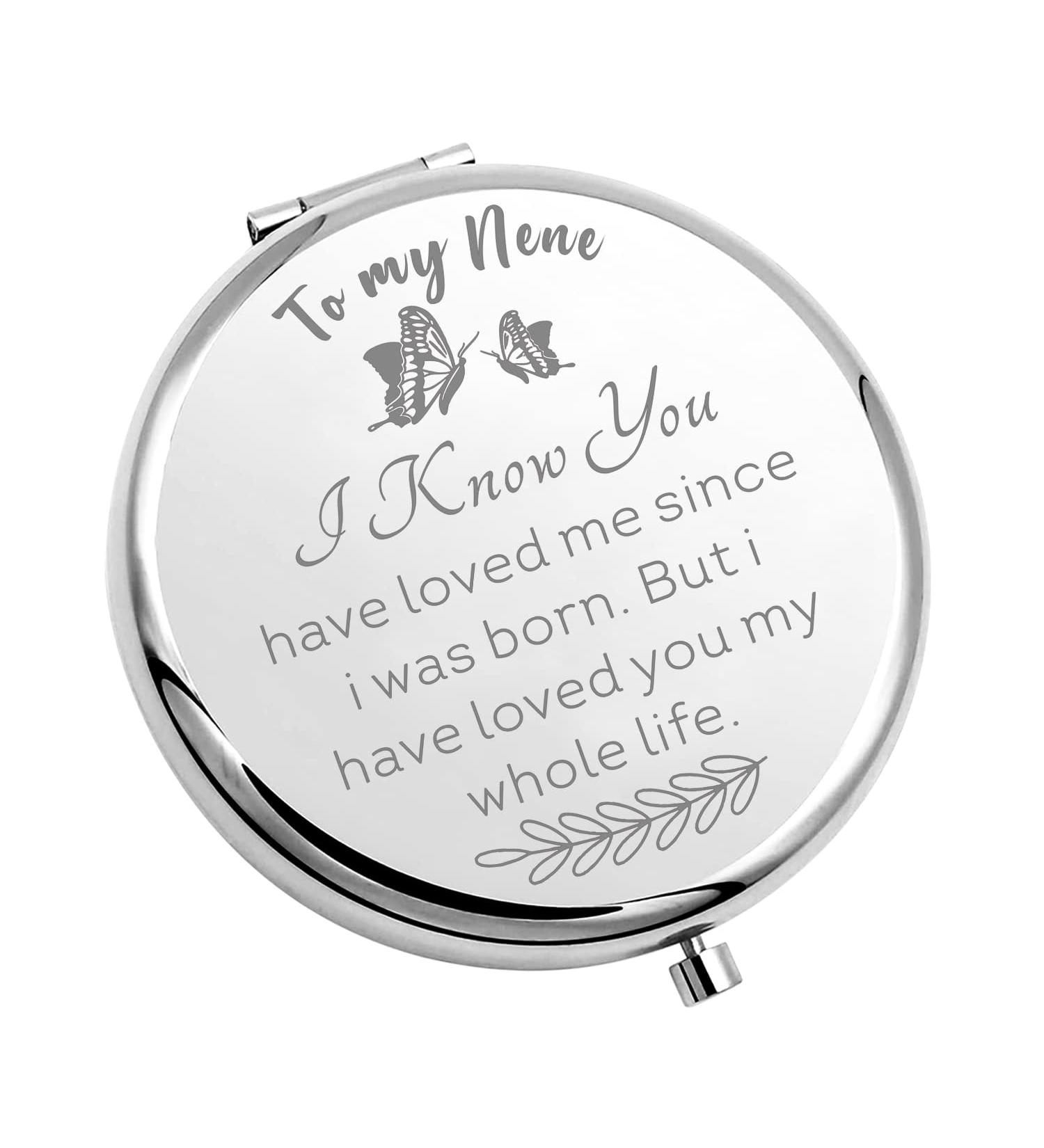 KUIYAI Nene Gift Nene Pocket Mirror Mother s Day Gift Grandmother Gift Compact Mirror For Grandma Mother (nene mirrorUK) - Buy Online on GoSupps.com