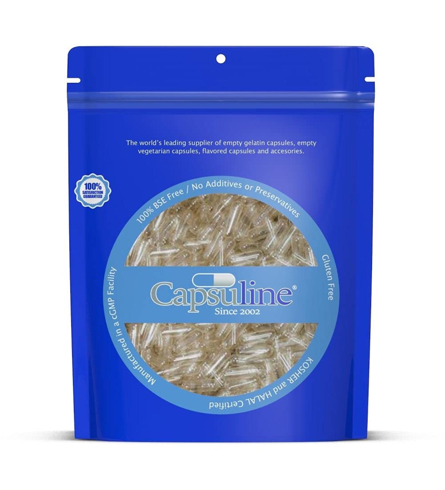 1000 Count Size 00 Clear Empty Gelatin Capsules - DIY Pure Bovine Pill Capsule Filling - Kosher, Halal, Gluten Free, Non-GMO Certified - Buy Online on GoSupps.com