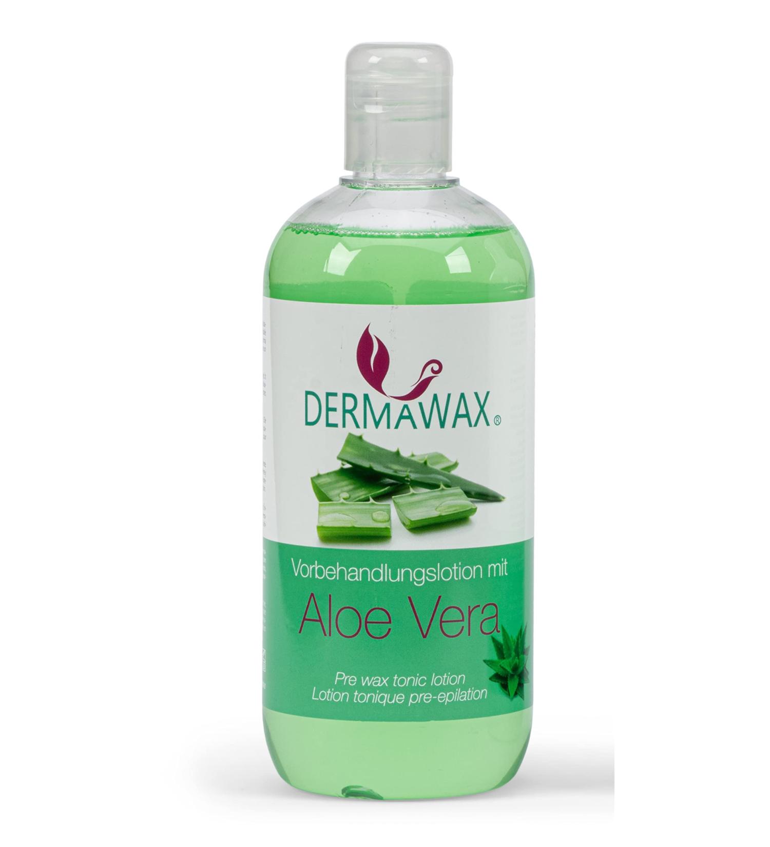 Dermawax Pretreatment Lotion with Aloe Vera for Hair Removal Waxing 500ml - Buy Online on GoSupps.com