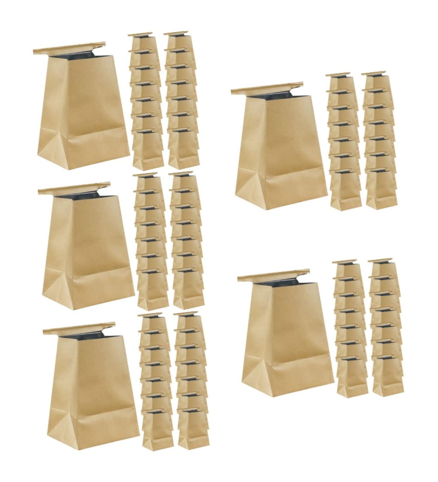 Sickness Vomit Car Trash Bag 75 Pcs Vomit Bag Travel Light Brown Kraft Paper Vomit Bags Disposable Travel Motion 1 - Buy Online on GoSupps.com