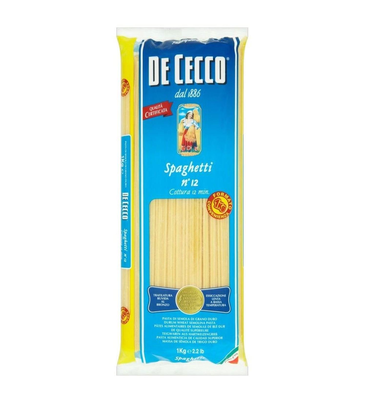 De Cecco De Cecco Spaghetti (1 kg) - Paquet de 2