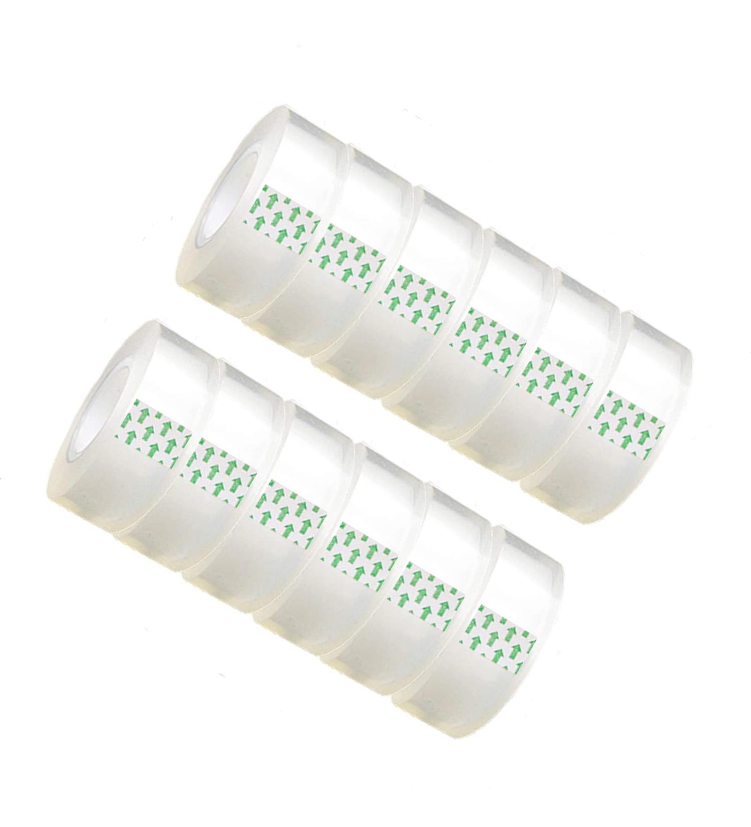 Minghaoda 12 Rolls Clear Tape Refills Roll Transparent Tape Refill Rolls for Office  Home  School  3/4-Inch x 1000 inch - Buy Online on GoSupps.com