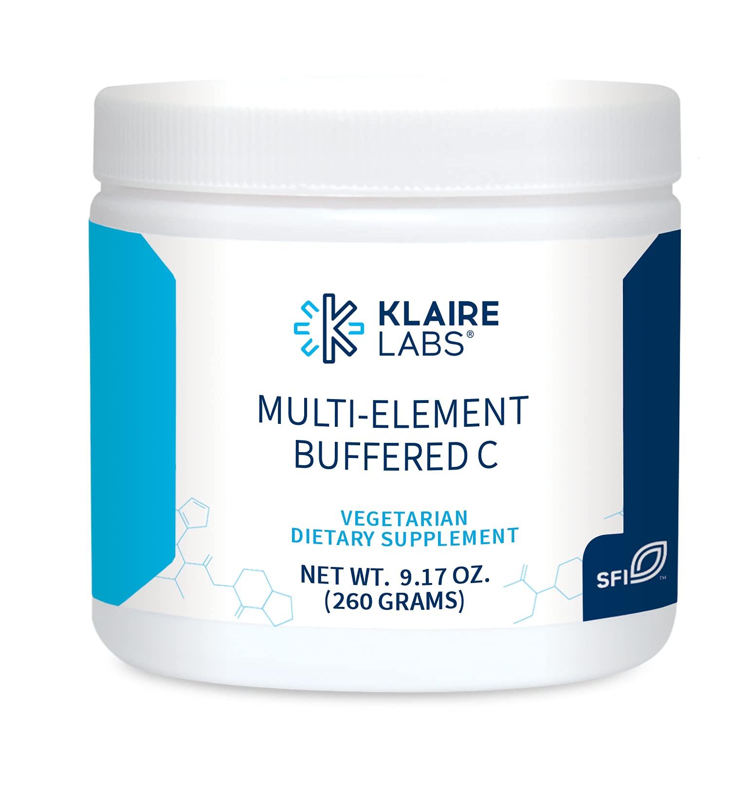 Klaire Labs Multi-Element Buffered C Powder - Immune Support & Antioxidant Protection (260g) - Buy Online on GoSupps.com