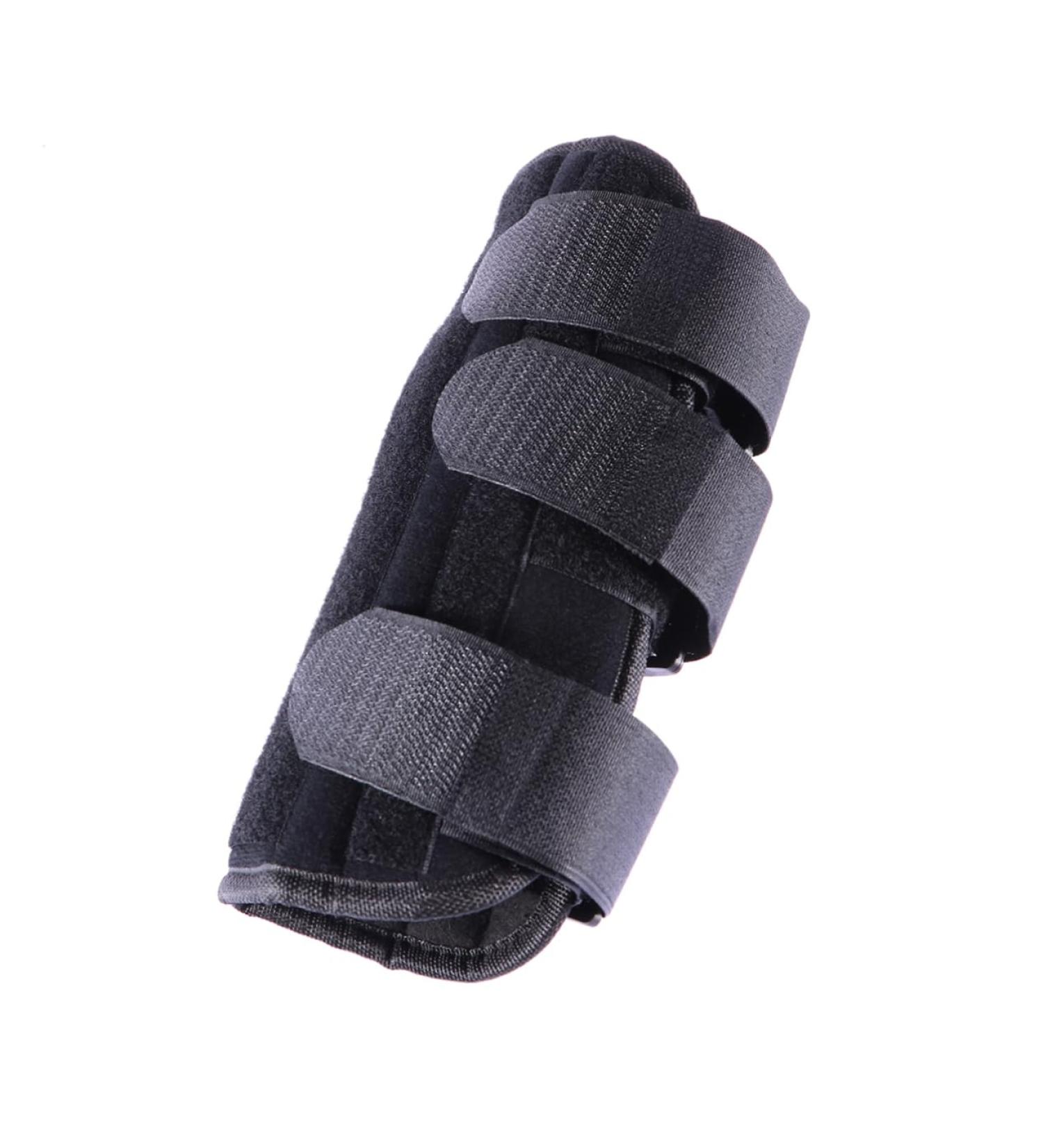 Buy Left Black Wrist Support Brace & Splint - Fixed Sleeve for Pain Relief | International Shipping Available - Buy Online on GoSupps.com