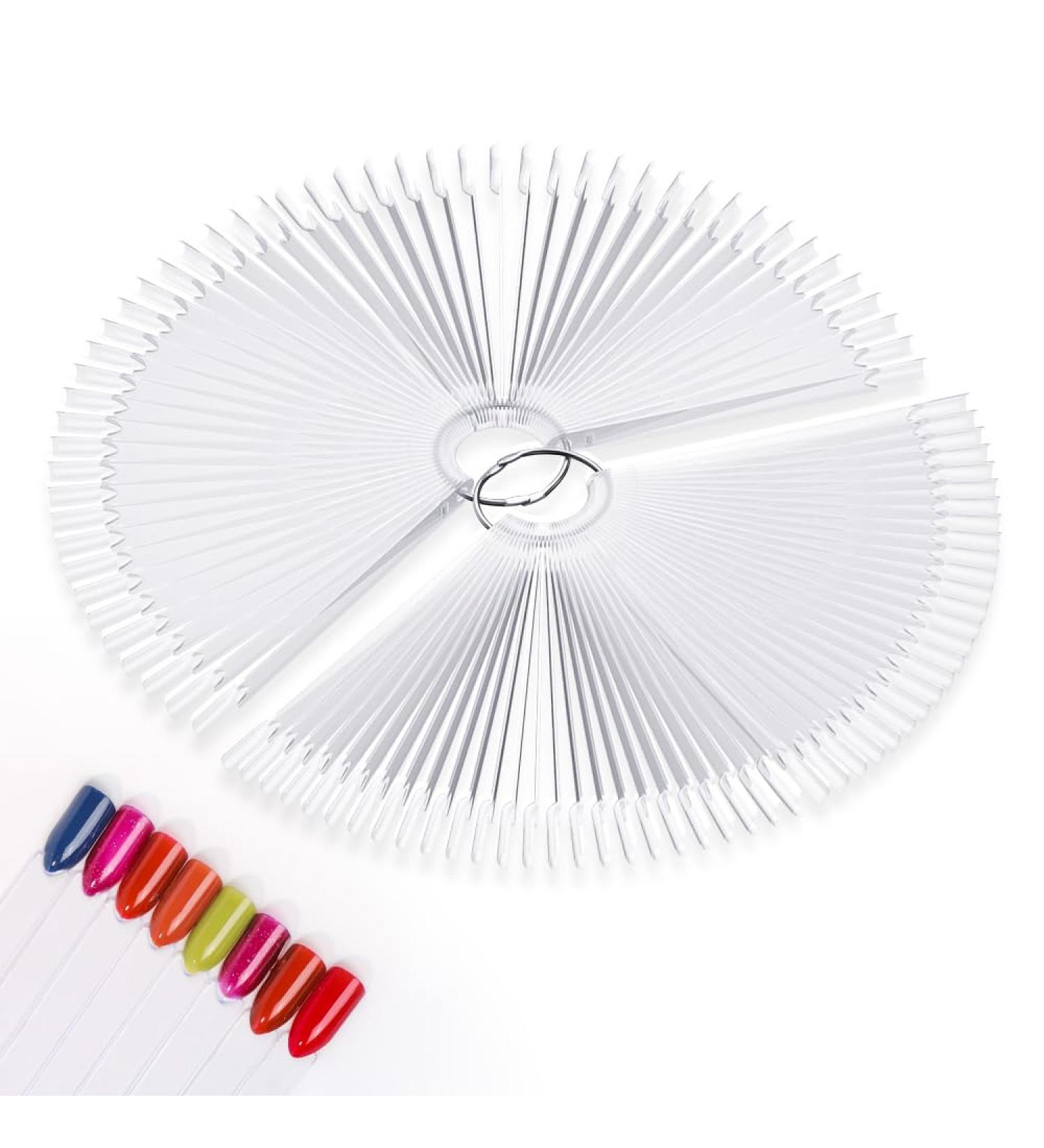 100 Transparent Nail Tips - Perfect For Nail Art & Presentation | Ideal for Design Practice - Buy Online on GoSupps.com