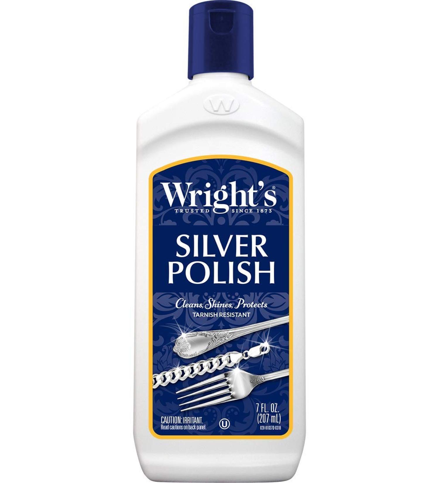 Wrights Silver Cleaner and Polish 7oz Ammonia Free For Silver Jewelry and More 1 Pack