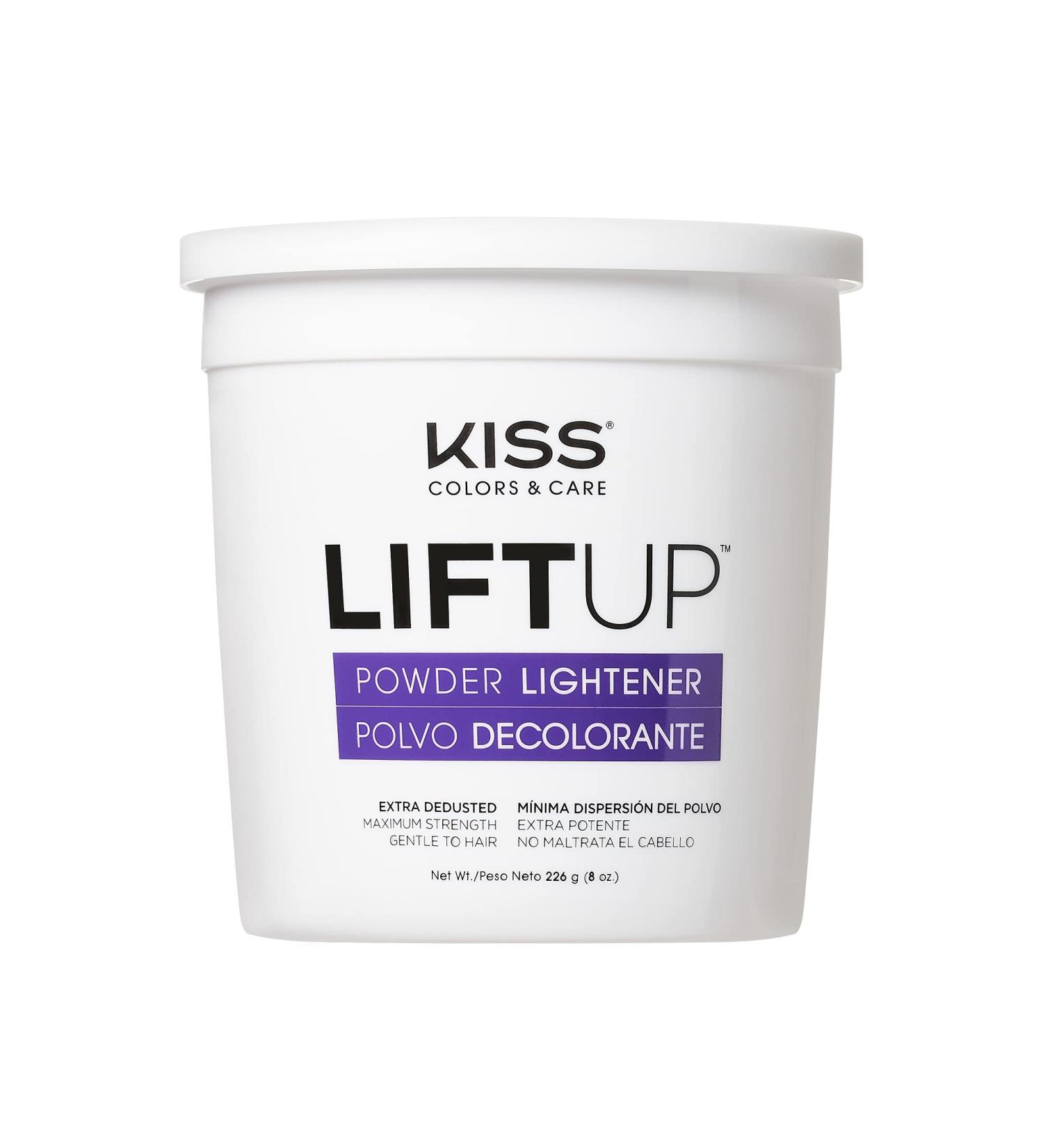 KISS LIFTUP Powder Lightener Hair Bleach 8oz - Professional Hair Lightening Formula - Buy Online on GoSupps.com