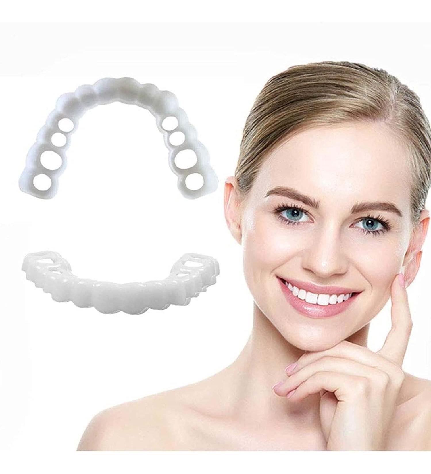 Buy 2 Pairs Temporary Teeth Kits - Instant Smile Brackets & Whitening Alternatives for Everyone | International Shipping - Buy Online on GoSupps.com