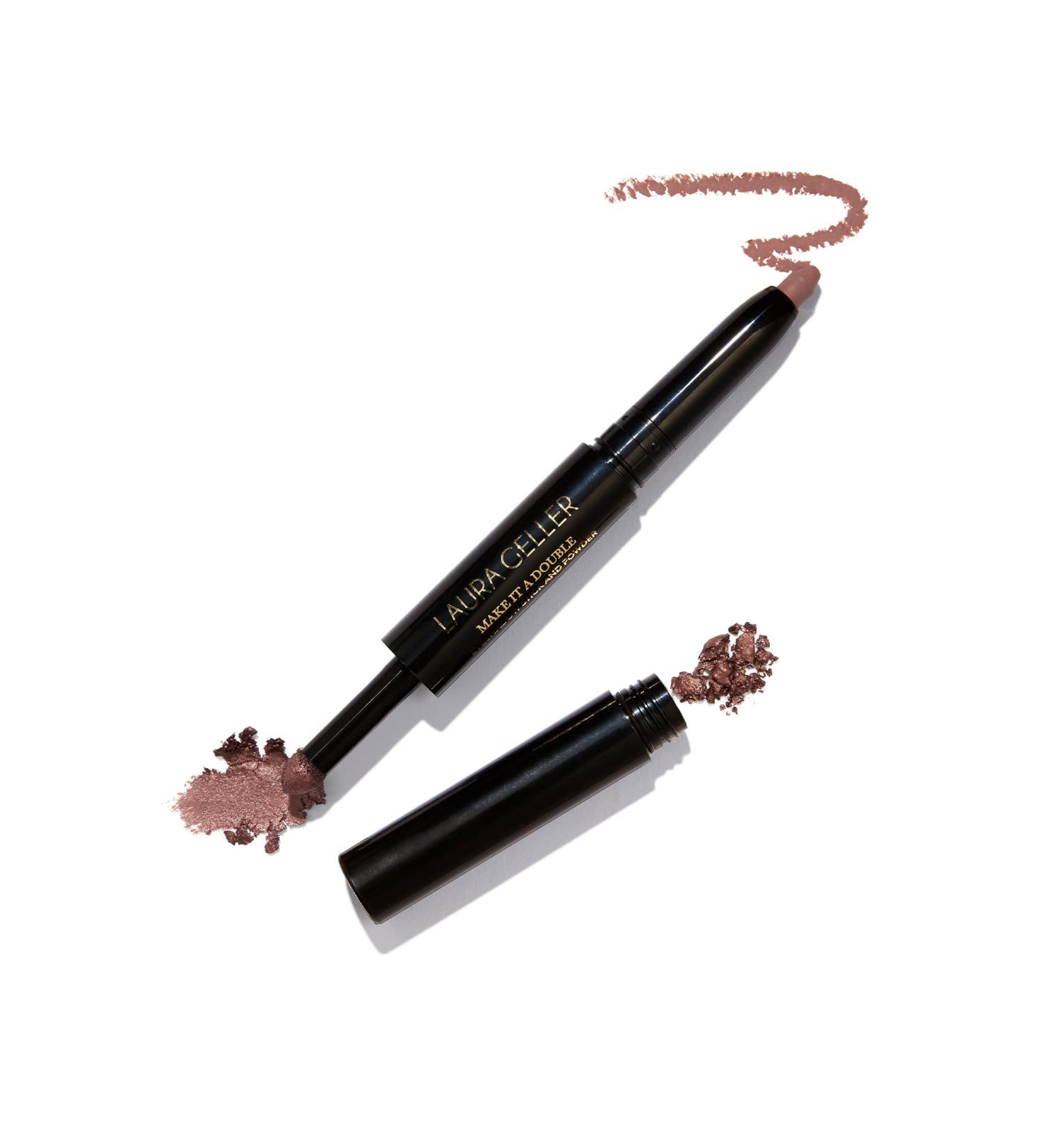 LAURA GELLER Make It A Double Dual-Ended Eyeshadow - Ros Cream Stick + Powder Shadow - Buy Online on GoSupps.com