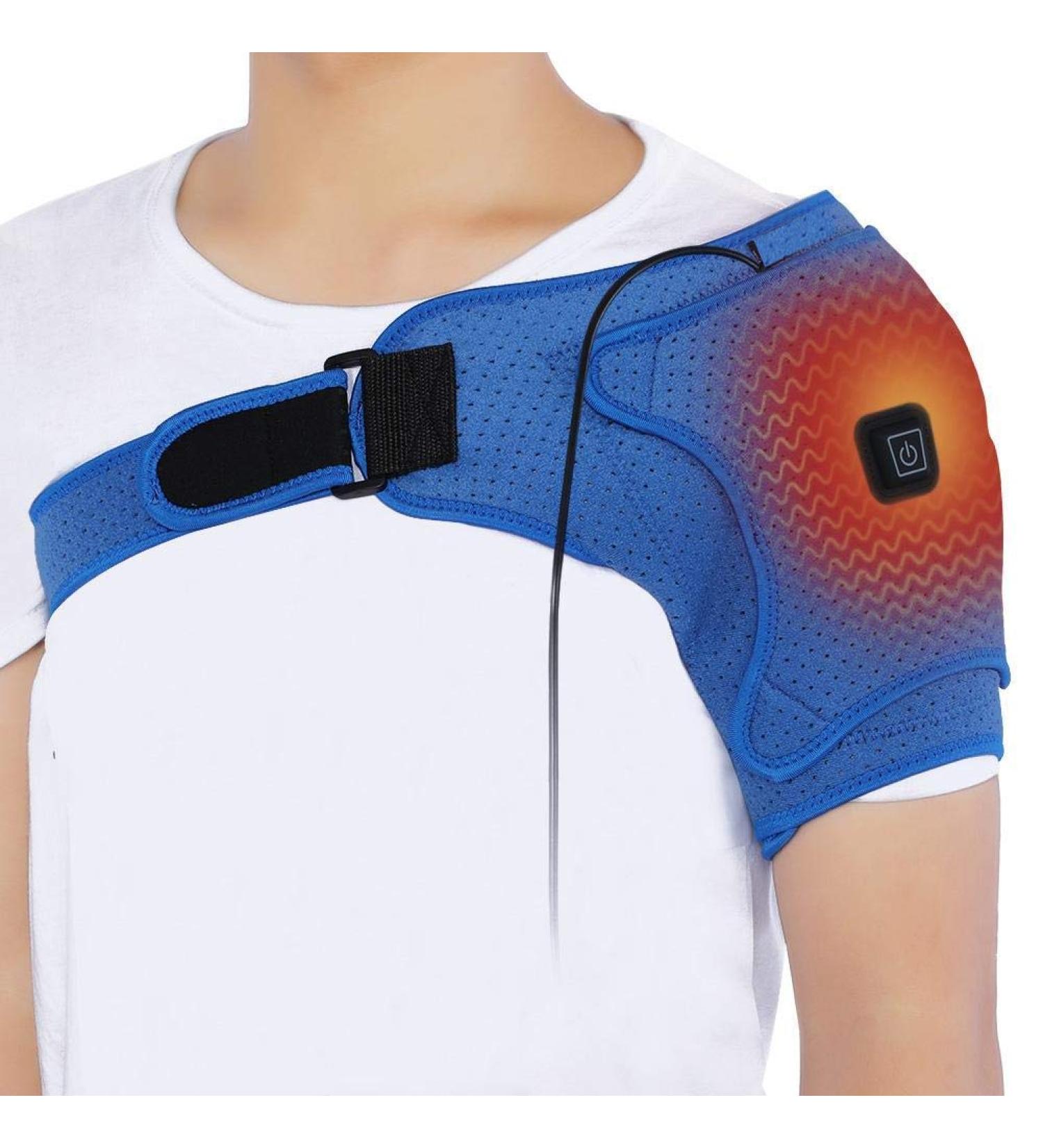 Shoulder Compression Brace New Electric Shoulder Support Compression Sleeve For Shoulder Lightweight Heating Shoulders Breathable Punching Shoulder Support Wrap For Women Man Shoulder Support - Buy Online on GoSupps.com