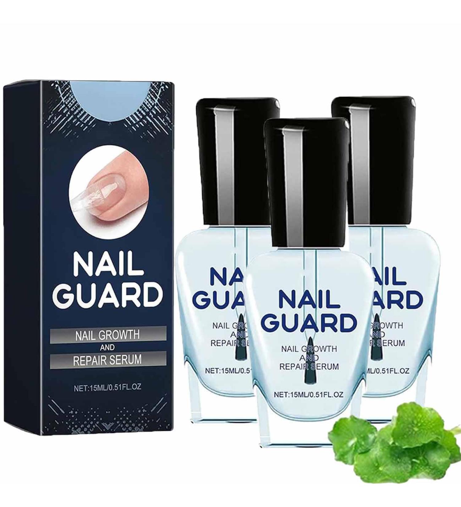 OnyxoGuard Nail Growth and Repair Serum Serum Nail Strengthener Nail Strengthening and Growth for Thin Nail Brittle & Damaged Strengthener Base Coat Nail Polish Repair Nail Growth Treatment (3Pcs) - Buy Online on GoSupps.com