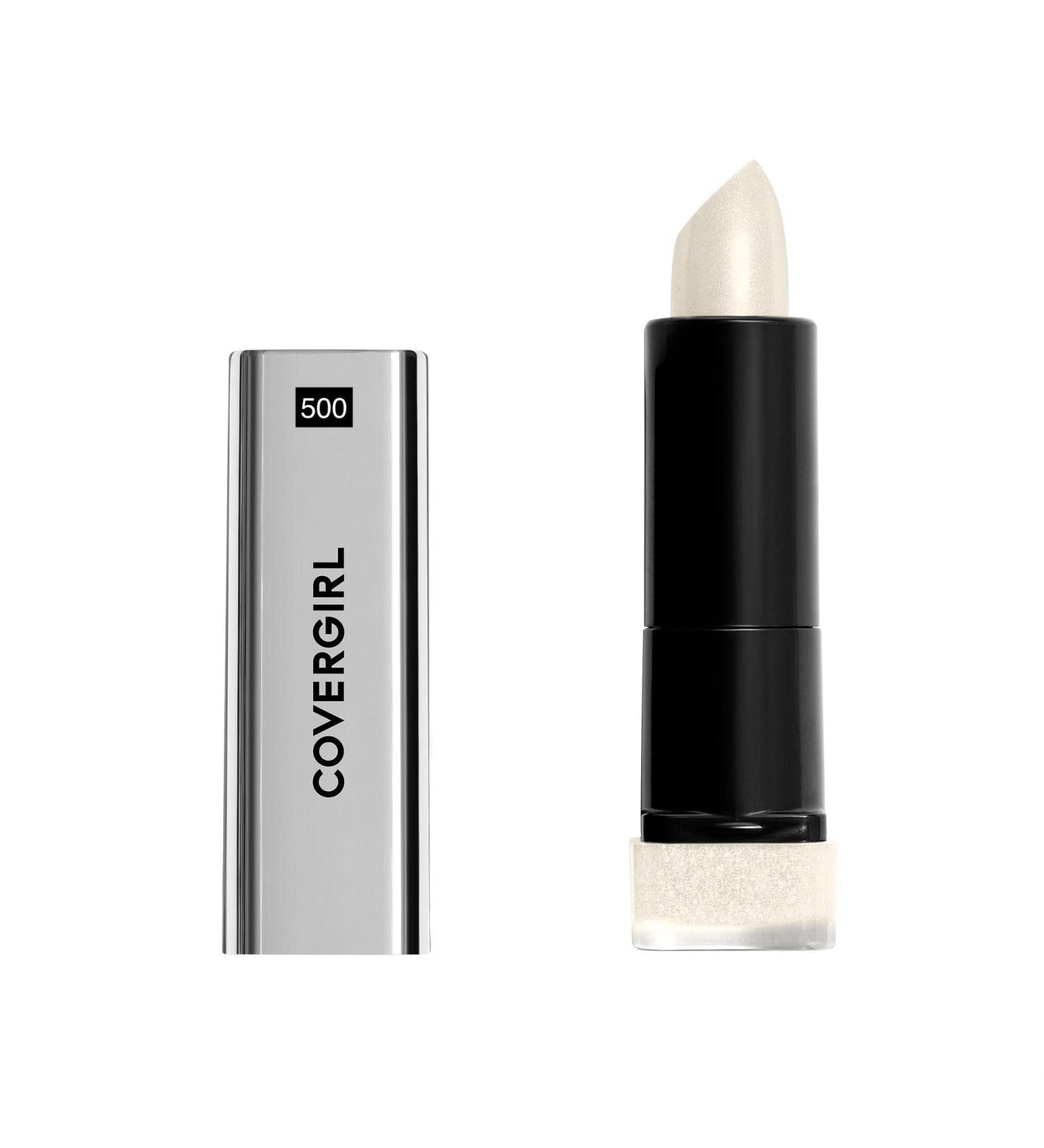 COVERGIRL Exhibitionist Lipstick Metallic Razzle Dazzle 500 - 0.123 oz | Long-Lasting Color and Shine - Buy Online on GoSupps.com