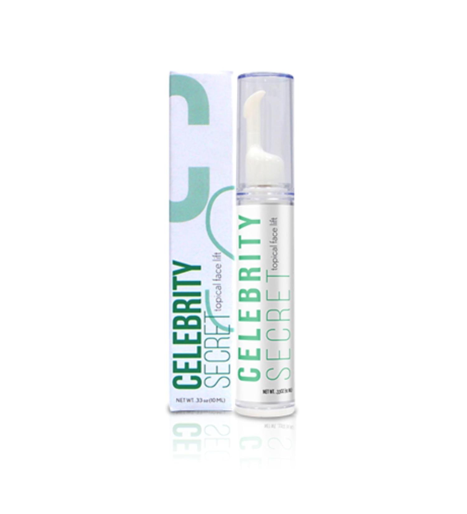 Worldwide Nutrition Celebrity Secret Topical Face Lift - Instant Wrinkle Remover & Skin Tightening Cream for Youthful Skin - 10 ml - Buy Online on GoSupps.com