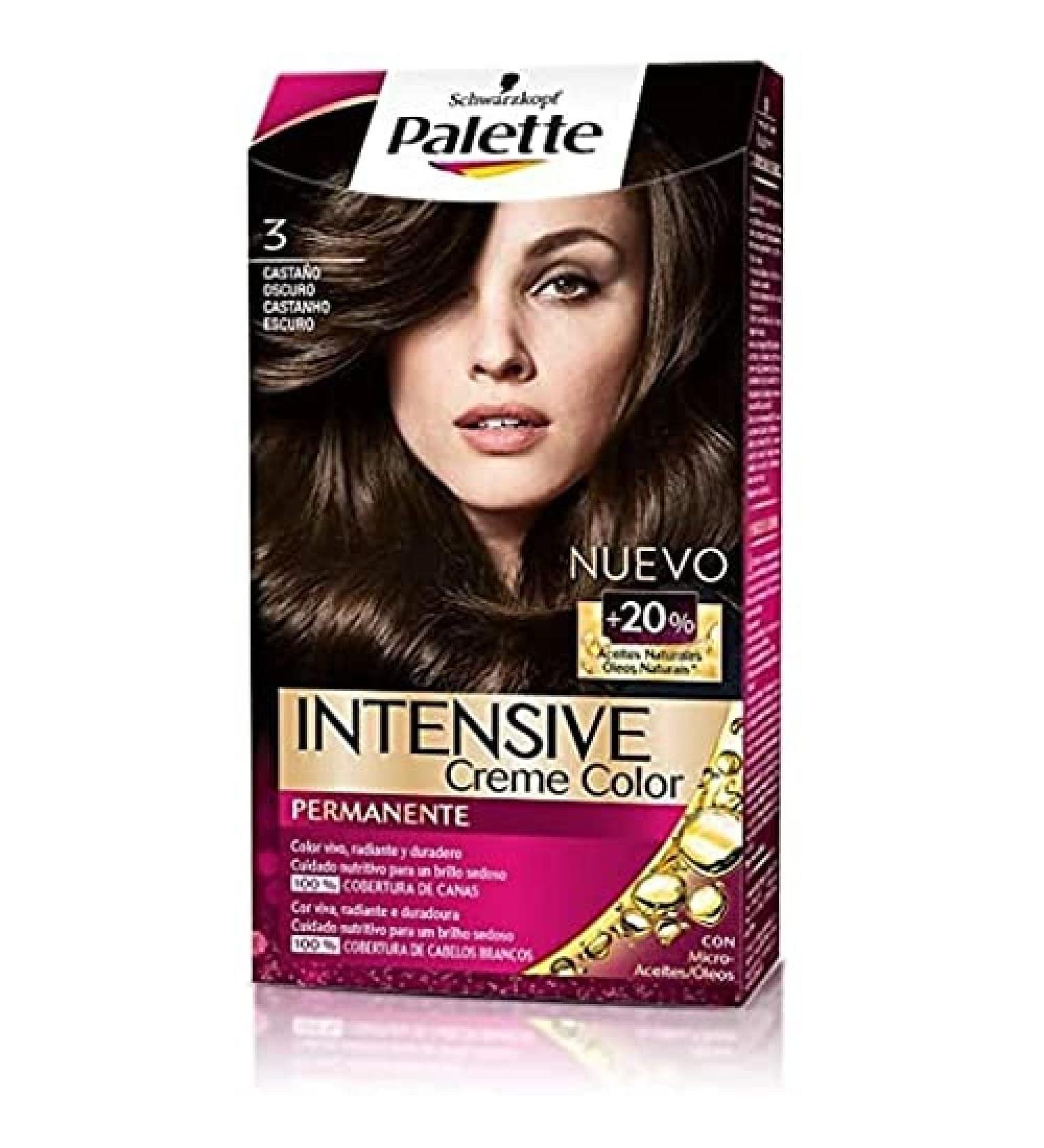 Schwarzkopf Schwarzkopf Palette Intensive Permanent Hair Cream Color Shade 3 Dark Brown - Buy Online on GoSupps.com