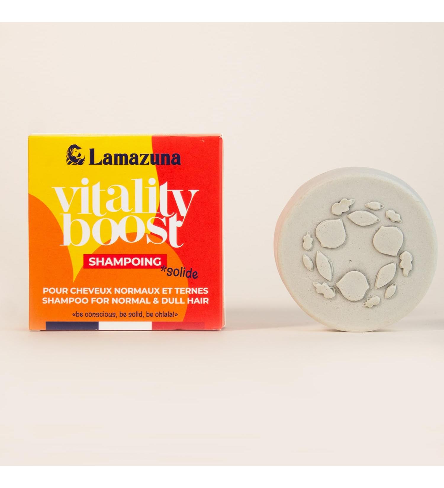 Lamazuna Lamazuna Solid Shampoo Normal Hair - White & Green Clays