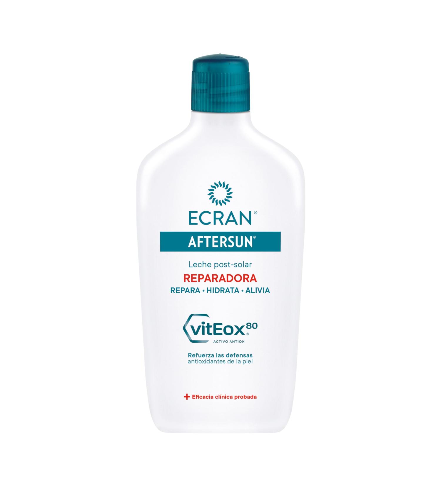 Ecran Aftersun Moisturizing Milk 400ml - Post-Solar Repair & Hydration White Almond - International Shipping Available - Buy Online on GoSupps.com