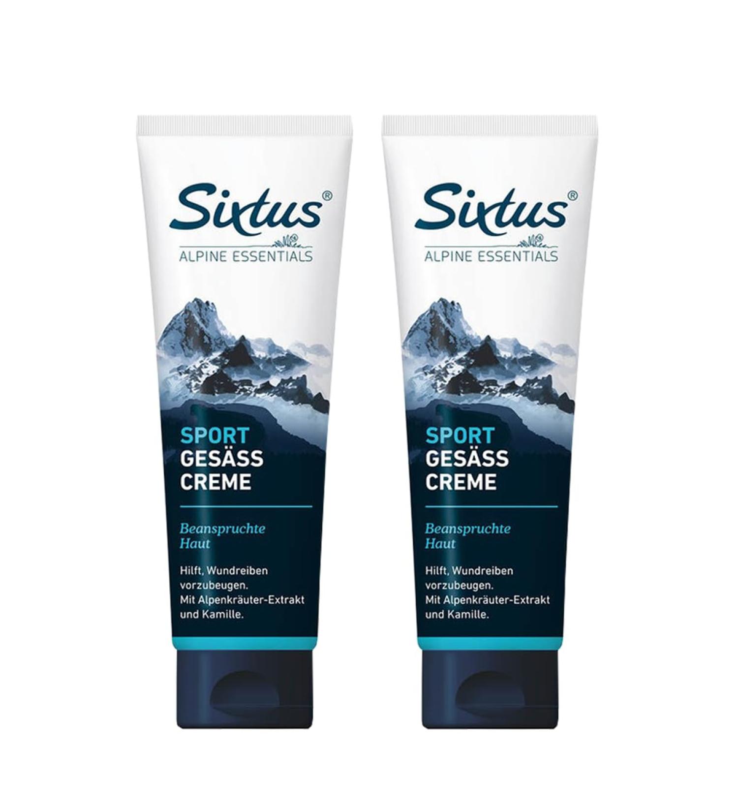Sixtus Cr me pour le sport - 2 x 125 ml 125 ml (Lot de 2)