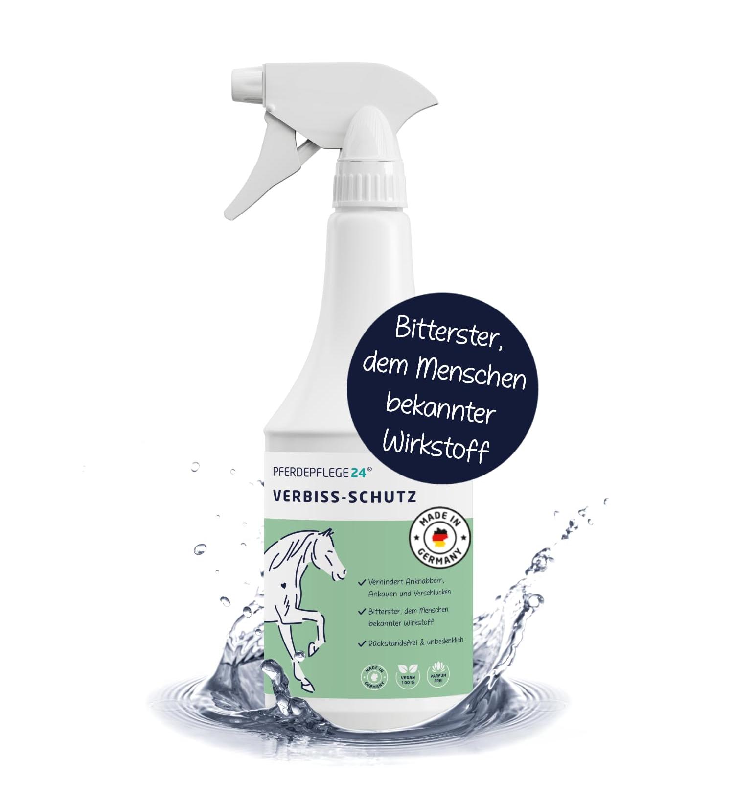 Buy Horse Care24 Nabber Protection Spray 1000ml - Effective Bite & Nibbling Deterrent for Horses - Anti-Chew Solution for Manes Fur and More - Buy Online on GoSupps.com