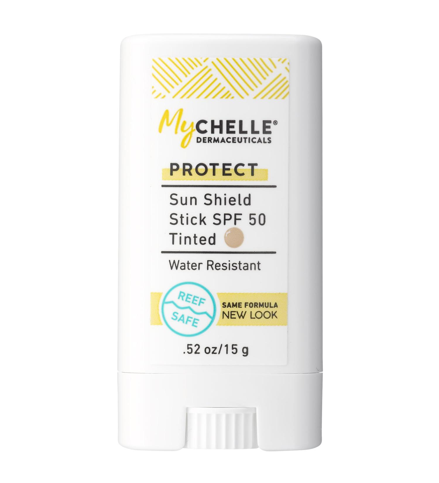 Generic M.yChelle Dermaceuticals Sun Shield Protect SPF50 Tinted 0.5 oz. Pack of 6 - Buy Online on GoSupps.com