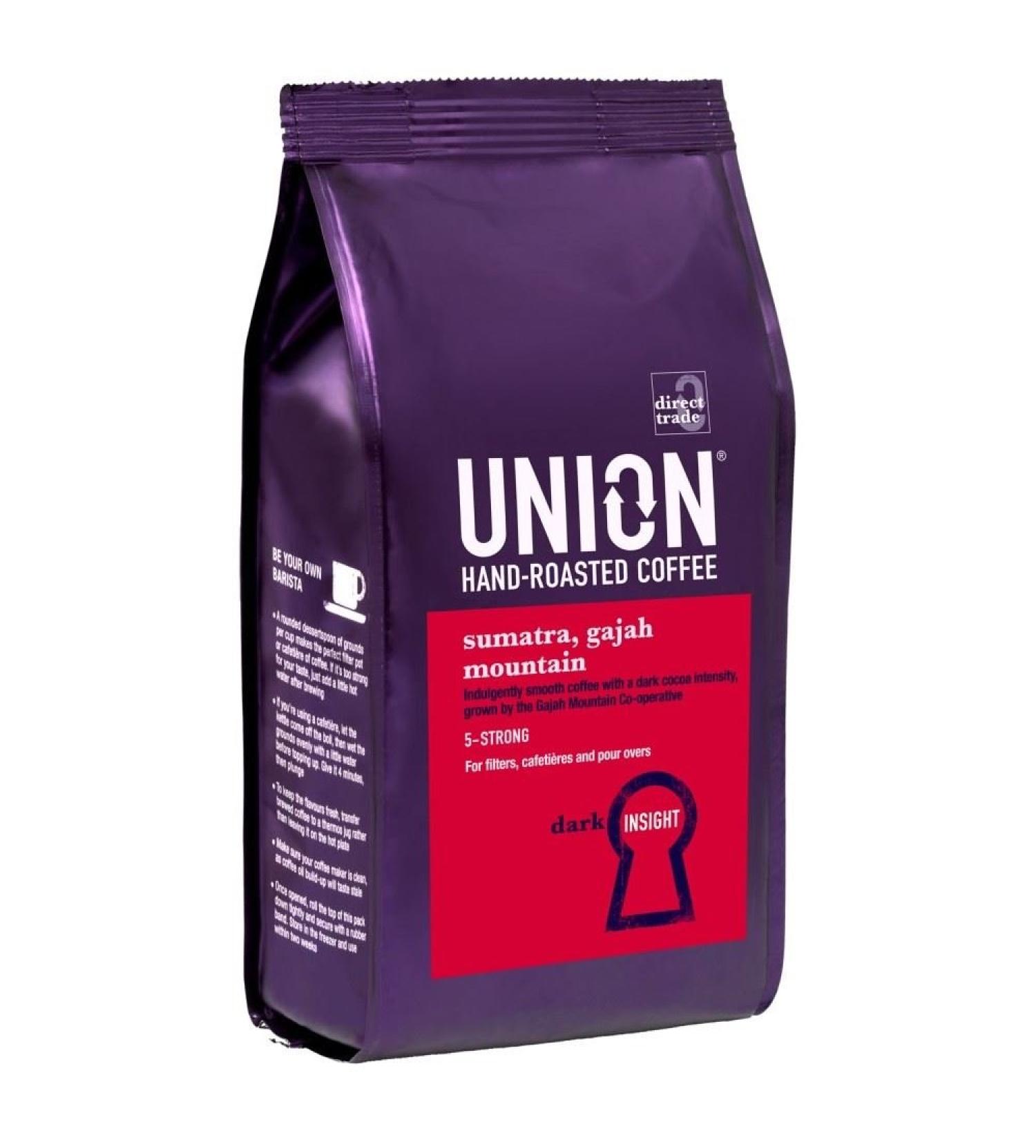 Union Hand Roasted Sumatra Gajah Mountain Hand Roasted Coffee (227g)