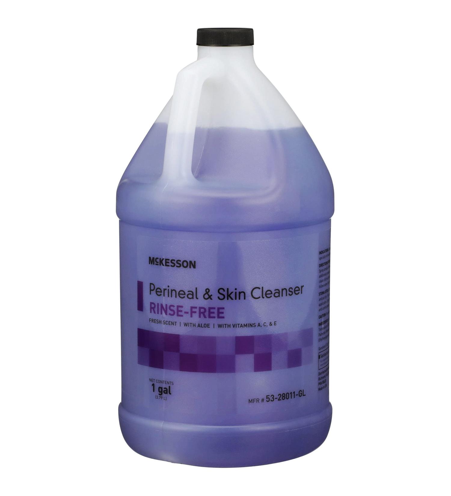 McKesson Perineal Skin Cleanser 1 gal - Rinse-Free, Fresh Scent - 128 Fl Oz - Pack of 1 - Buy Online on GoSupps.com
