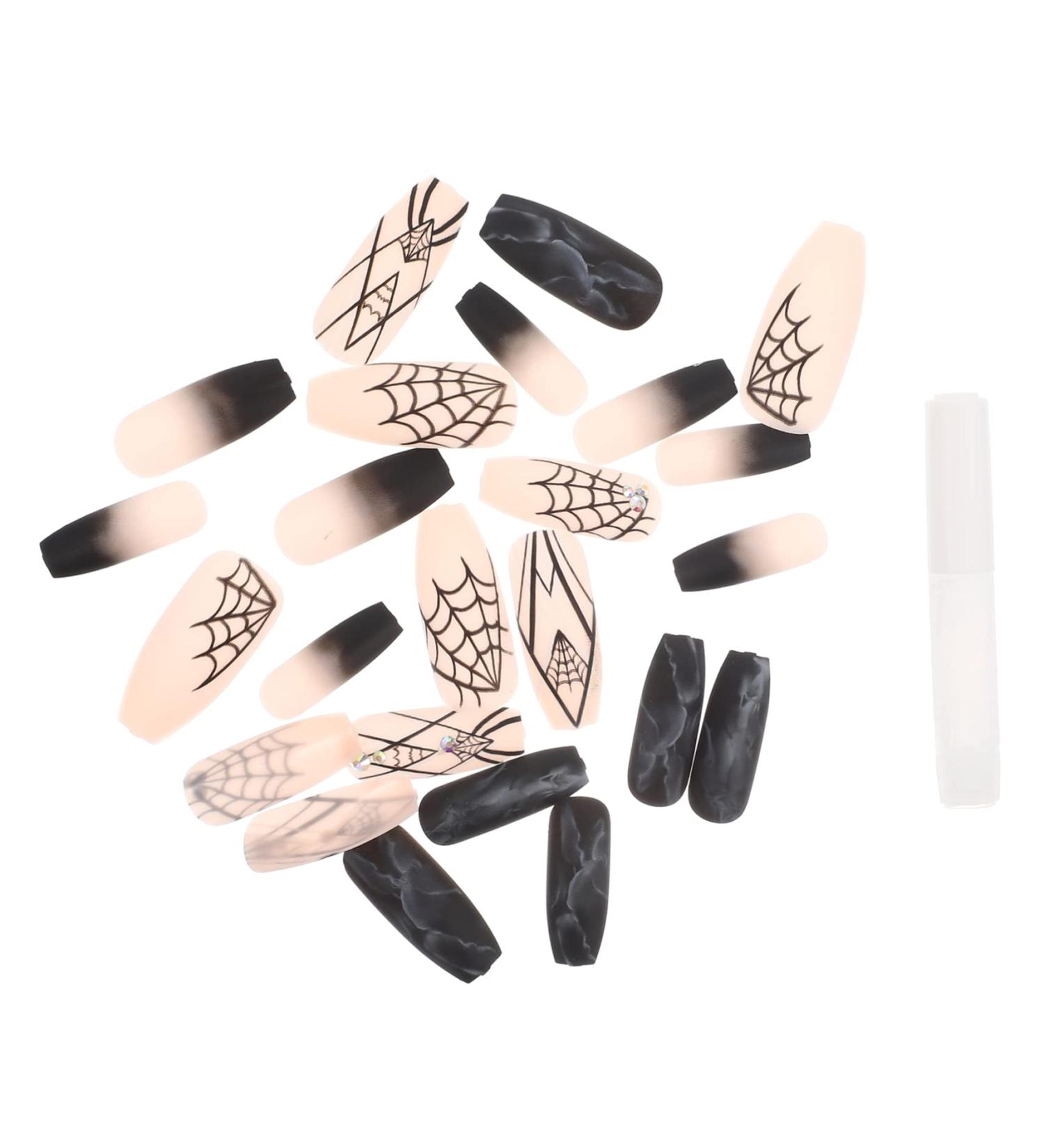 Mikinona 1 Set Halloween Fake Nails Manicure Supply Manicure Nails Nail Decorations for Nail Art Nails for Women Halloween Nails Fake Nails French Halloween Fakes Nails Fake Nails Tips Abs - Buy Online on GoSupps.com