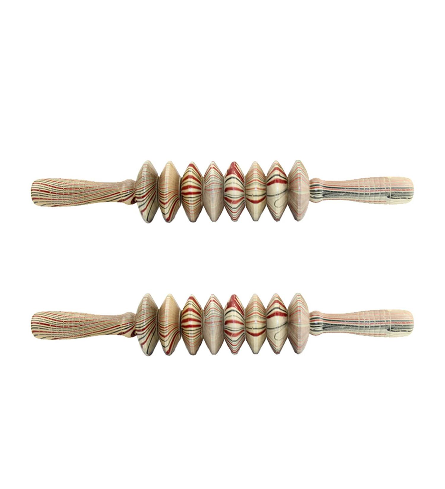 Massur en Bois - Outil de Massages Musculaires en Bois pour Dos Cou paules Bras Jambes Corps & Pieds | Acupression et D tente  - Buy Online on GoSupps.com