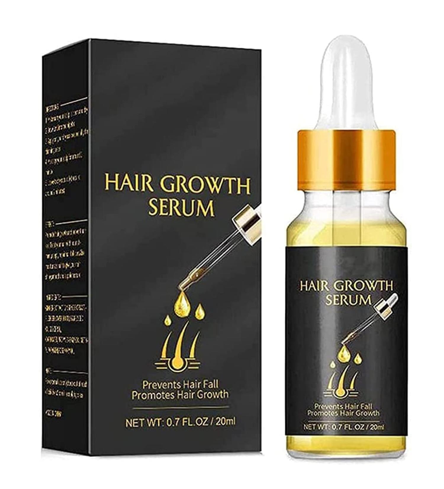 Akemaio Hair Growth Serum - Biotin & Ginger Essence Oil for Fast Hair Growth | Herbal Thickening Oil for Hair Loss - Buy Online on GoSupps.com