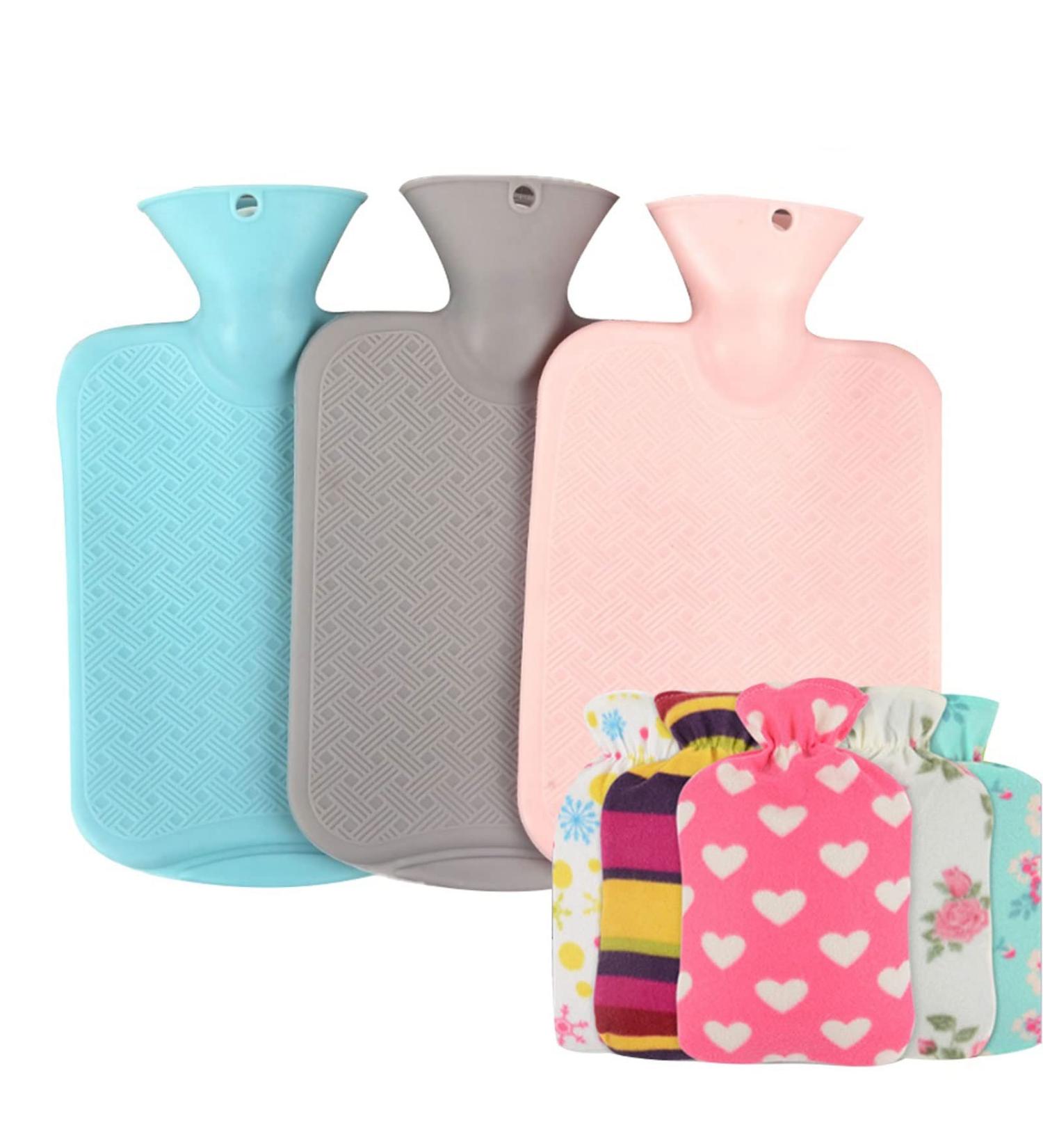 Maie's 2000ml Portable Hand Warmer - Thick Rubber Hot Water Bottle for Winter - Ideal for Hands & Feet - Perfect for Girls & Travel - Buy Online on GoSupps.com