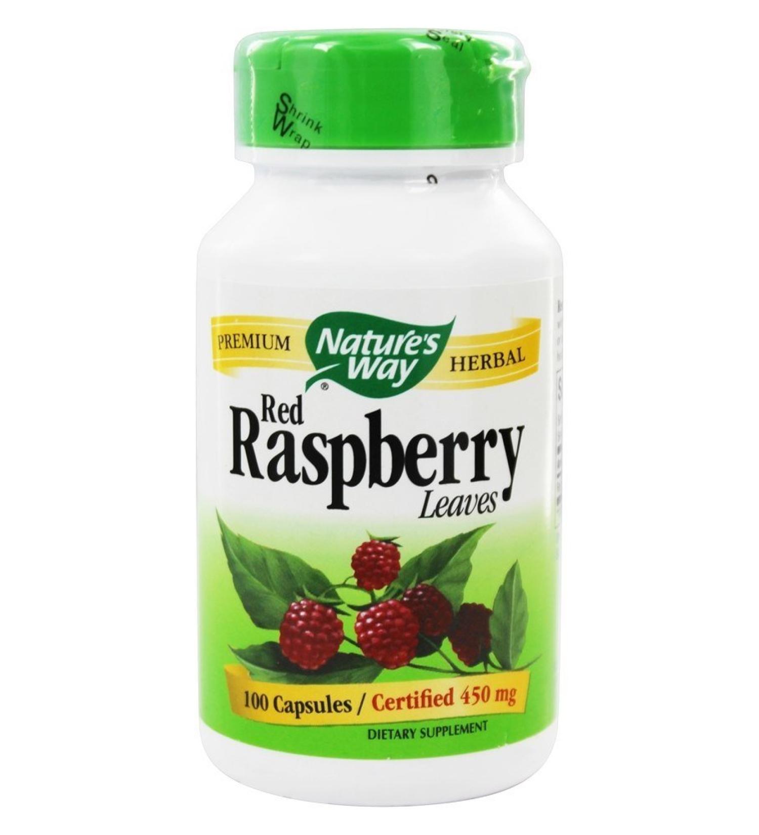 Nature's Way Red Raspberry Leaves - 100 Capsules | Herbal Supplement for Women's Health | Shop Internationally - Buy Online on GoSupps.com