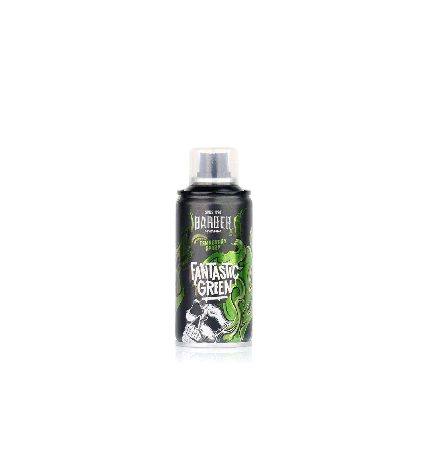 Barber Marmara Hairdresser Colour Hair Spray - Green 150 ml - Hair Colour Spray for Dressing & Make-Up for Carnival Fancy Dress Halloween & Theme Party - Washable Hair Colour Green 5.1 Fl Oz (Pack of 1) - Buy Online on GoSupps.com