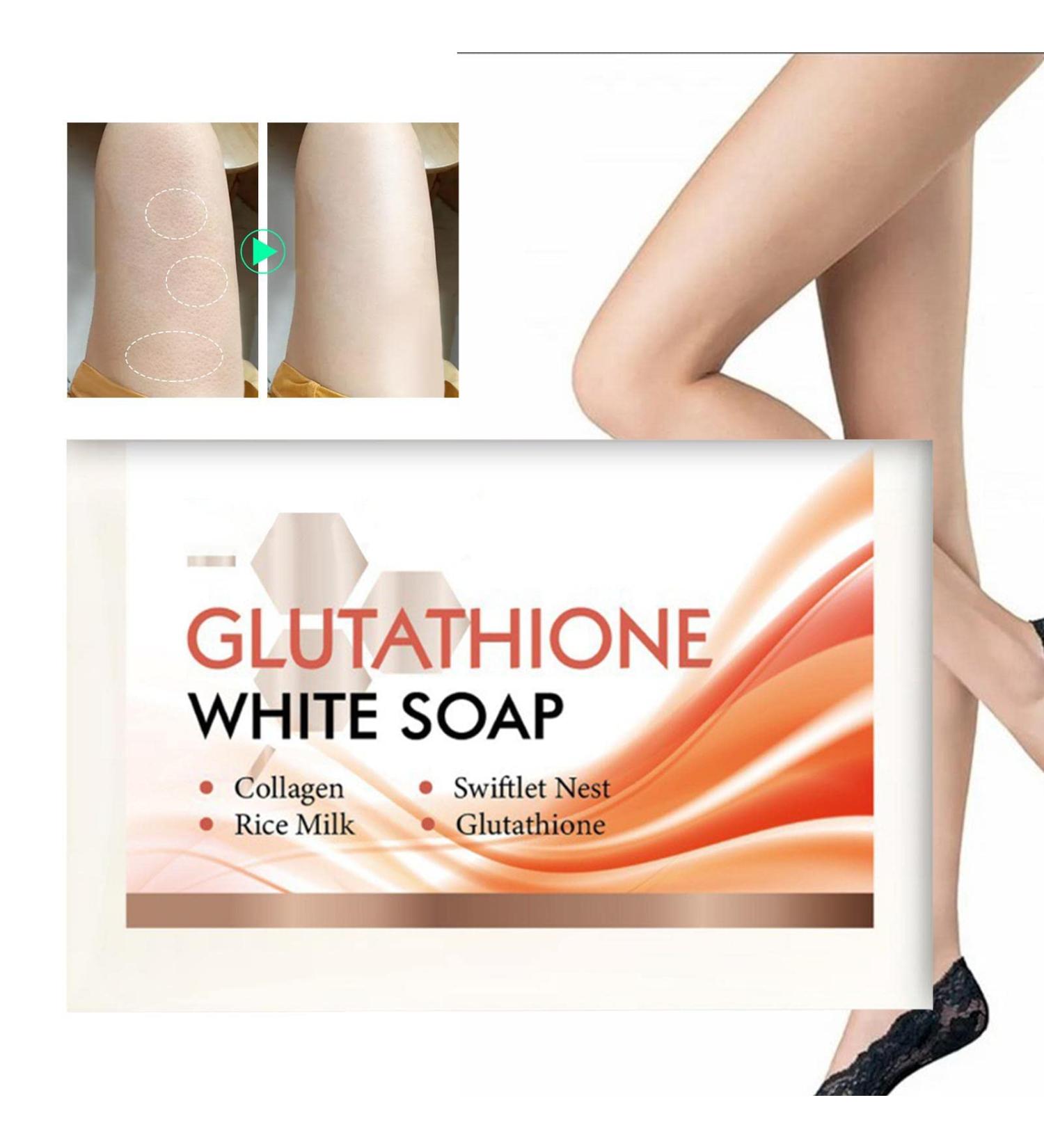 Skin Lightening Soap - Effective Glutathione Dark Spot Removal Soap | Skin Lightening Soap Dark Spots Scar Removal for Renywosi - Buy Online on GoSupps.com