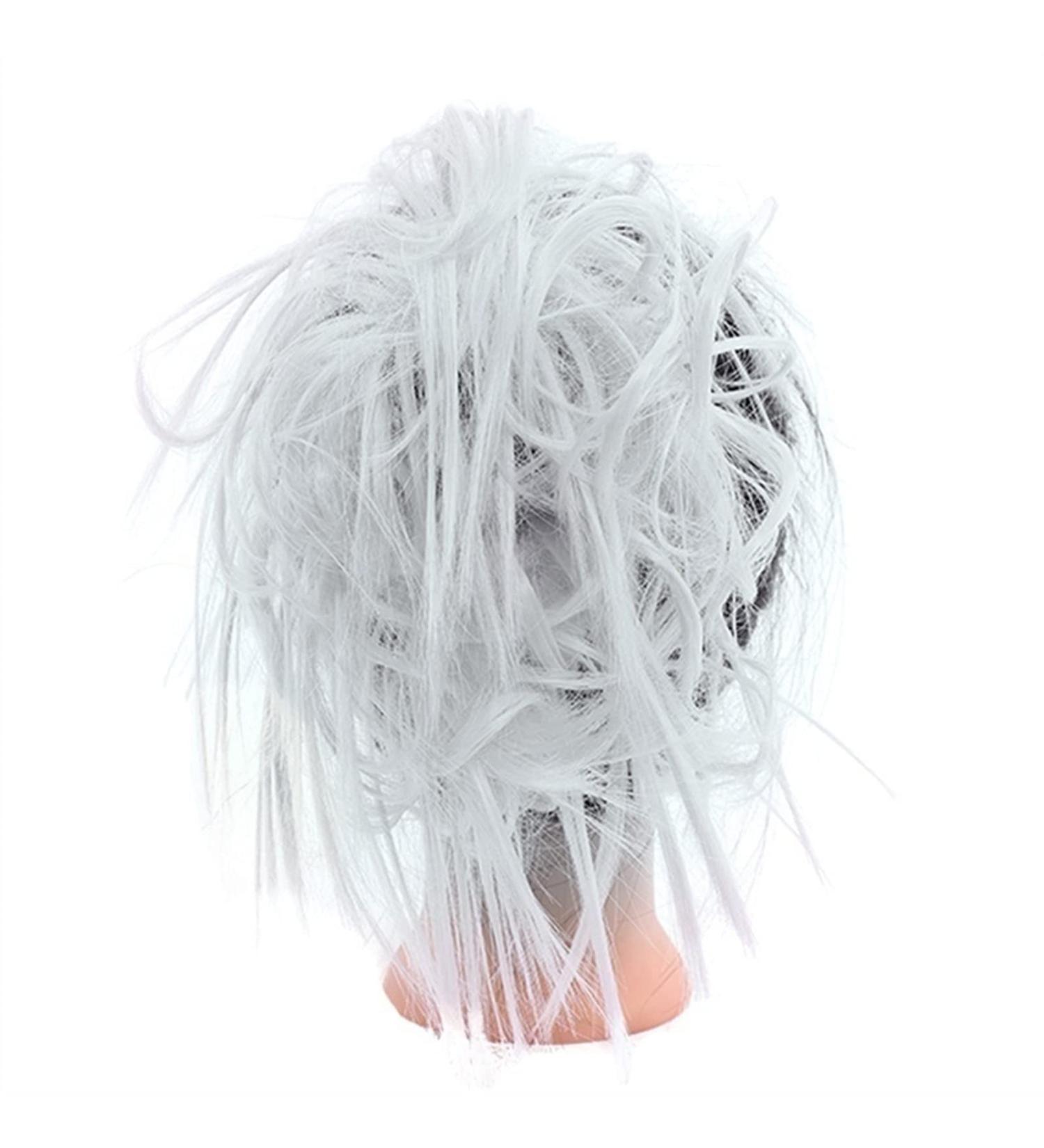 Messy Bun Hair Piece for Women Synthetic Tousled Updo Messy Bun Hair Pieces Hair Scrunchies Extensions with Elastic Band Ponytails Hair Extensions for Women Fake Hair Accessories for Women Girls Gris - Buy Online on GoSupps.com